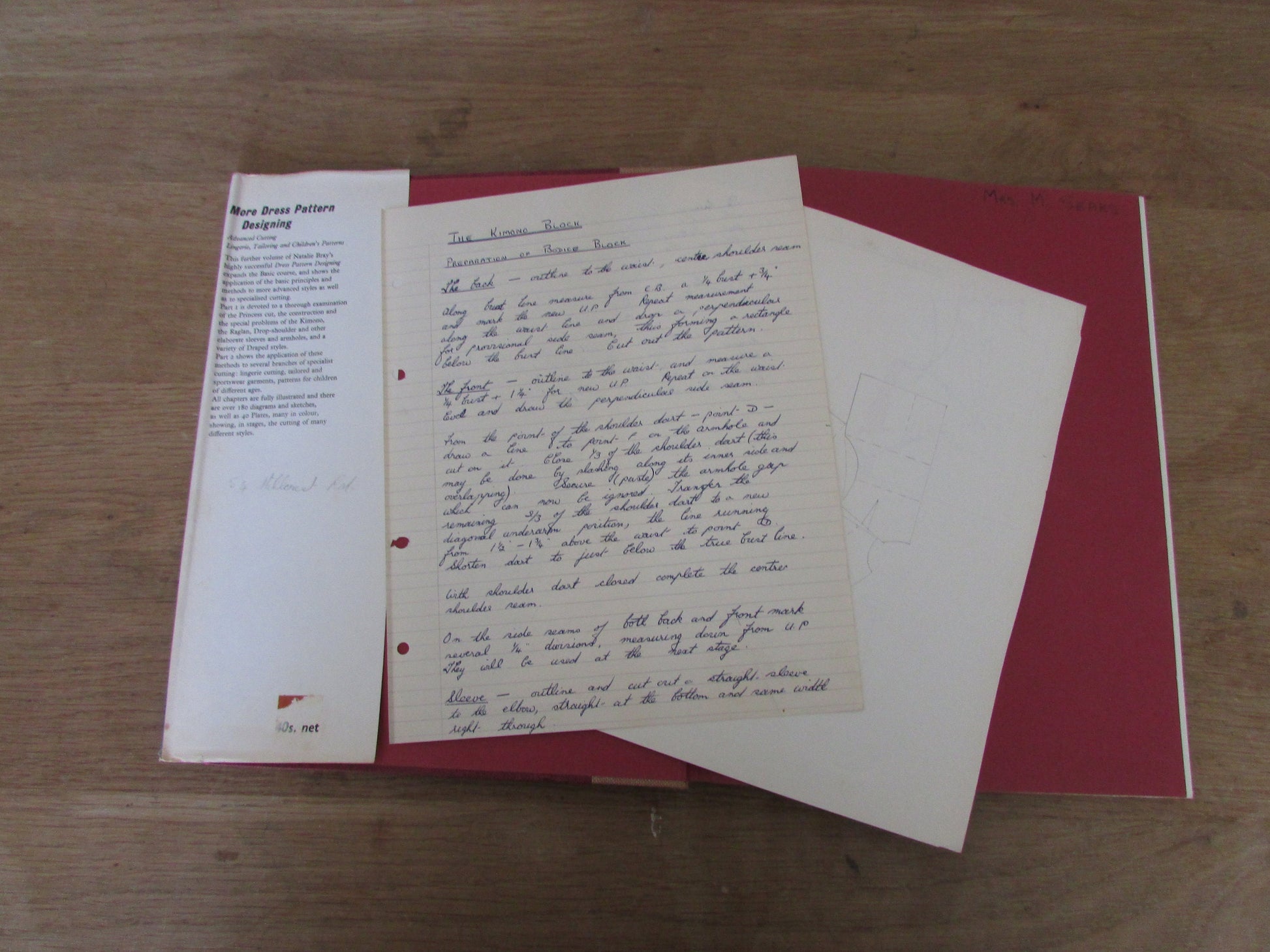 More Dress Pattern Designing, by Natalie Bray (Hardback, 1967)