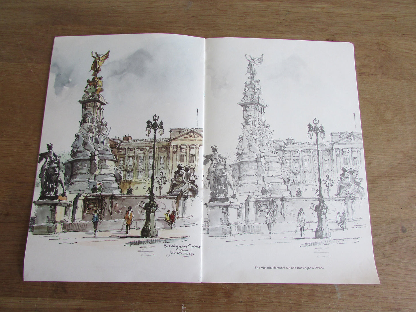The Painting Book of London, illustrated by Jan Korthals (Softback, 1960s)