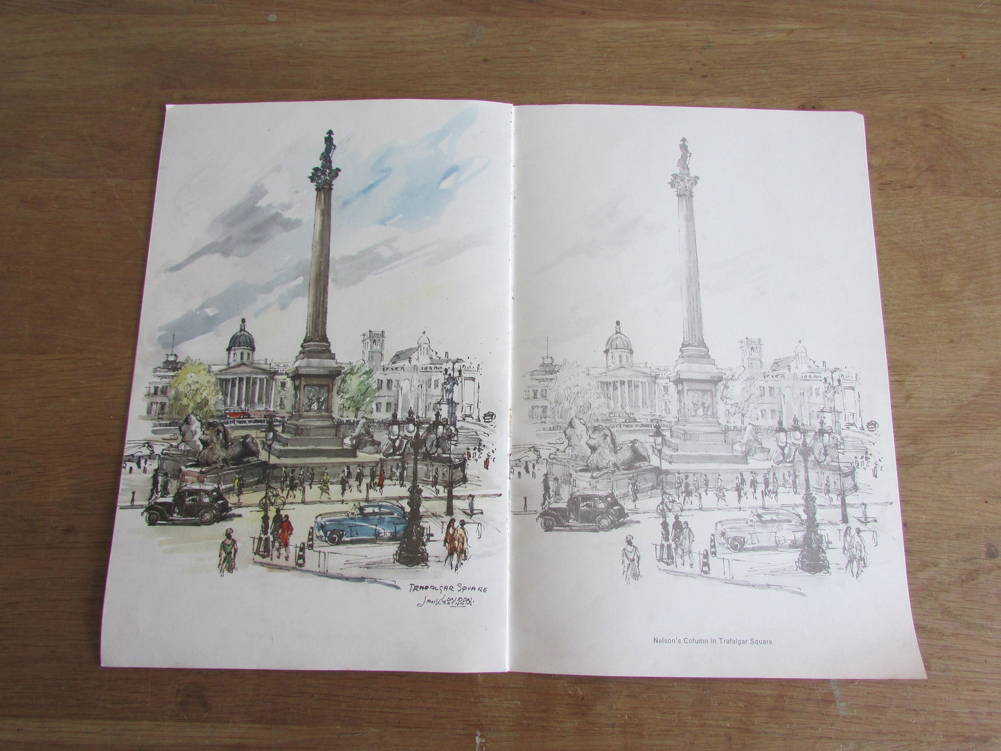 The Painting Book of London, illustrated by Jan Korthals (Softback, 1960s)