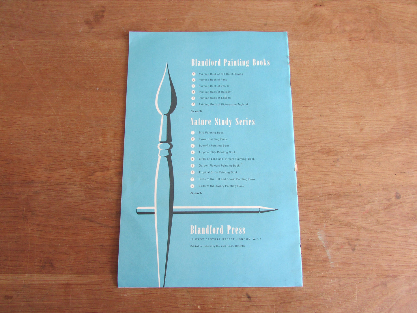 Vintage The Painting Book of Picturesque England, illustrated by Jan Korthals (Softback)