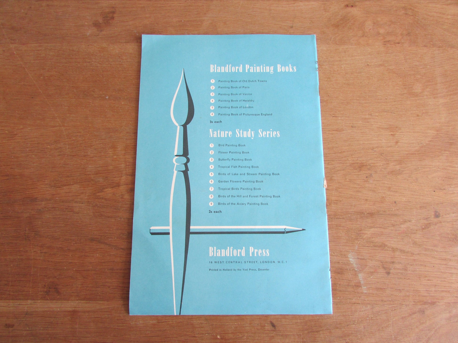 Vintage The Painting Book of Picturesque England, illustrated by Jan Korthals (Softback)