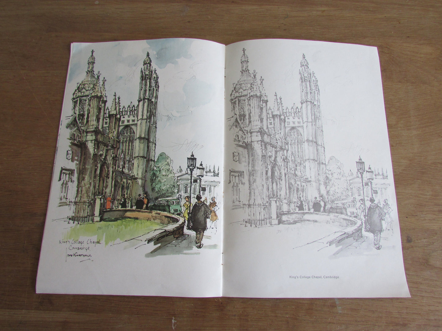 Vintage The Painting Book of Picturesque England, illustrated by Jan Korthals (Softback)