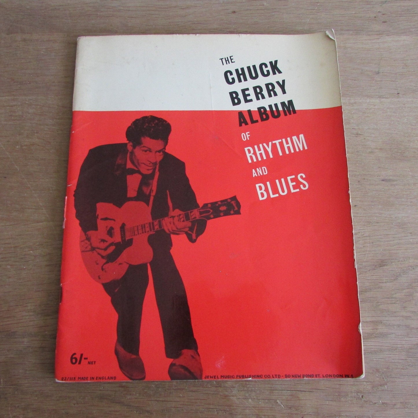 Vintage Chuck Berry Album of Rhythm & Blues sheet music, lyrics and guitar
