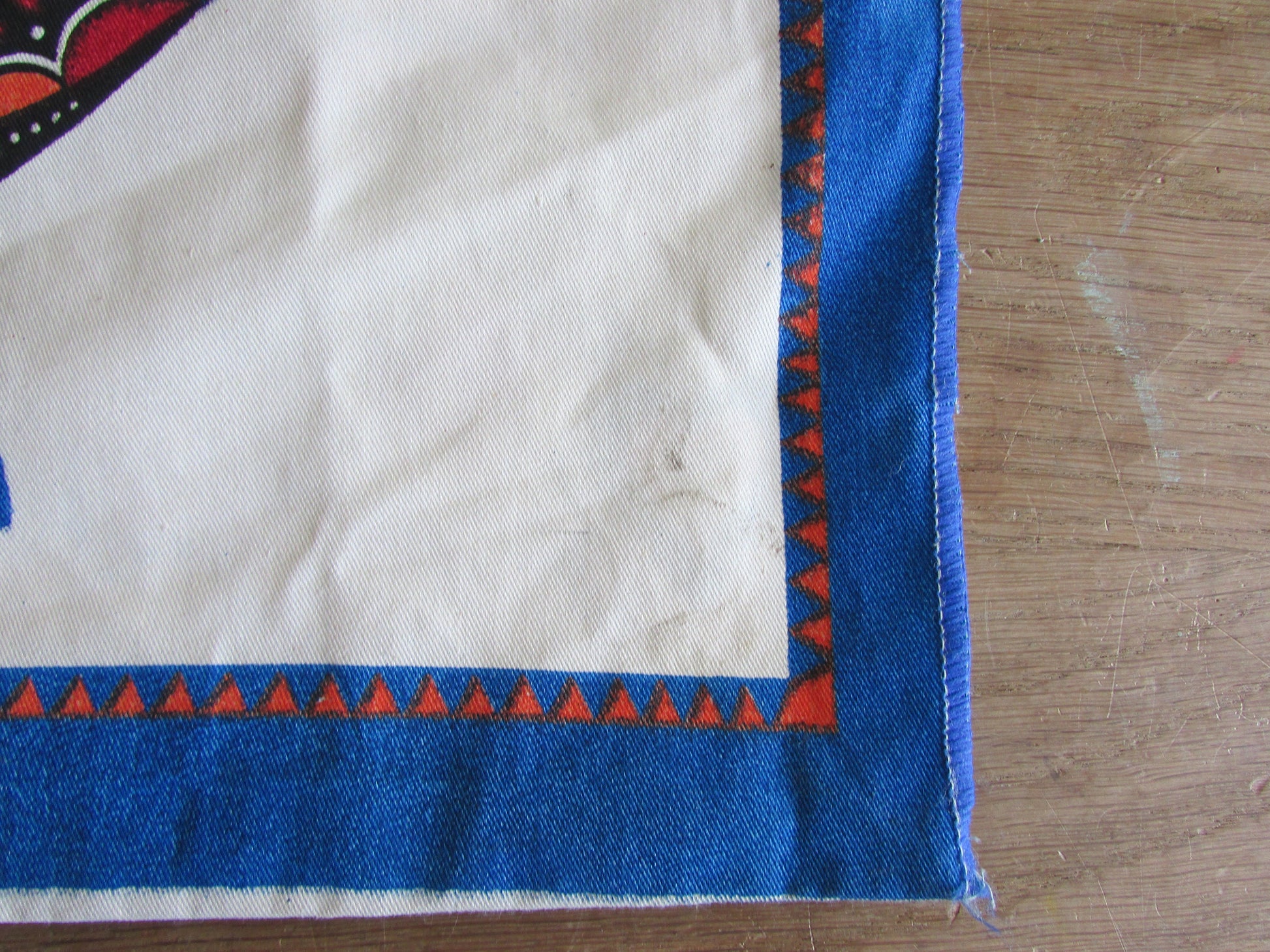 Vintage Portugal souvenir drawstring bag