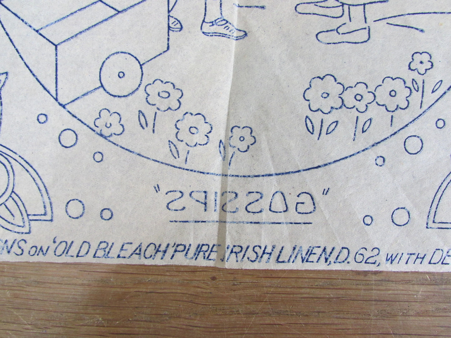 Unused vintage Weldon's Ladies Journal Jack & Jill  No.21802 embroidery transfer