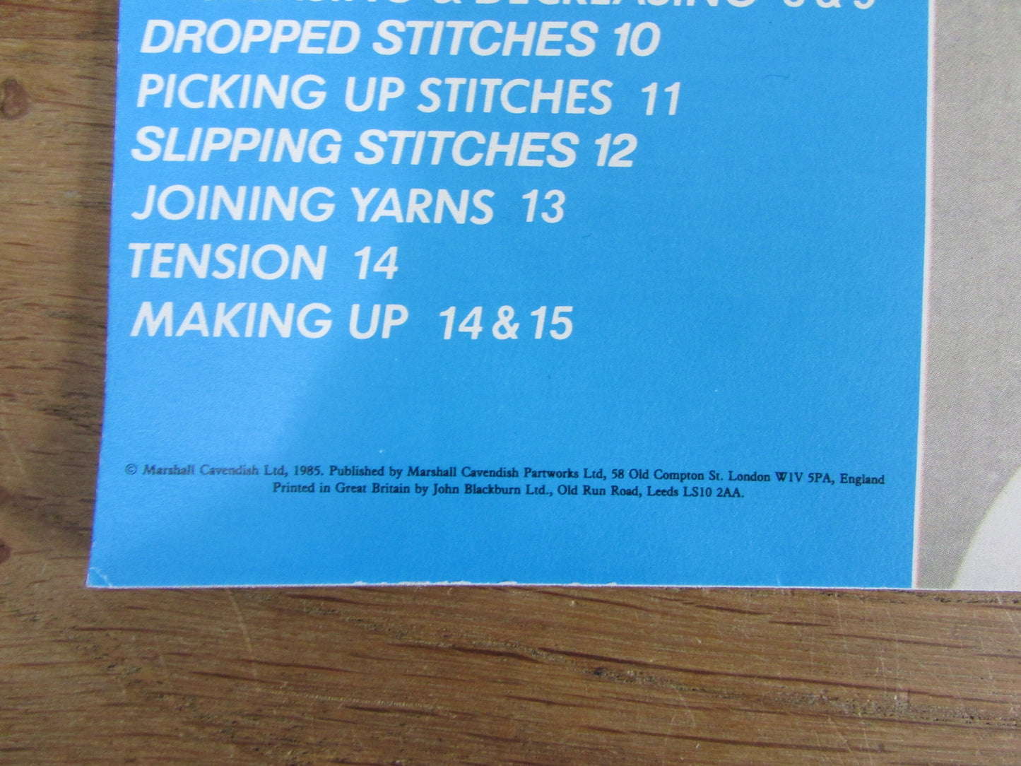 1985 Knitting Basics: The 10 Simple Techniques of Basic Knitting