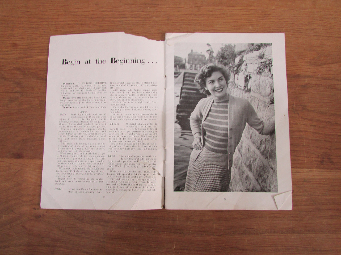 1940s Stitchcraft Under Twenty Teen-age Hand Knits pattern booklet