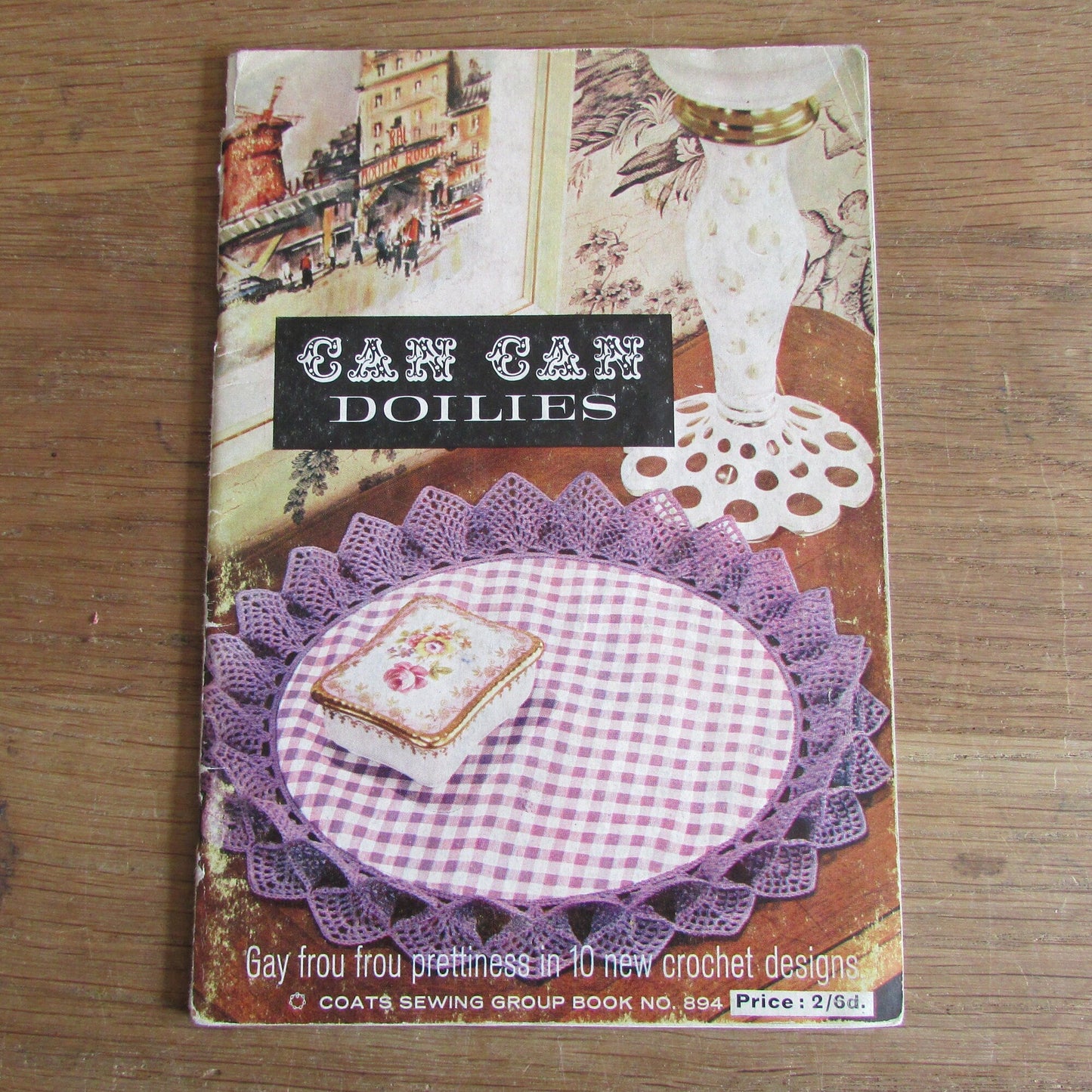 1963 Coats Sewing Group Can Can Doilies: 10 new crochet designs