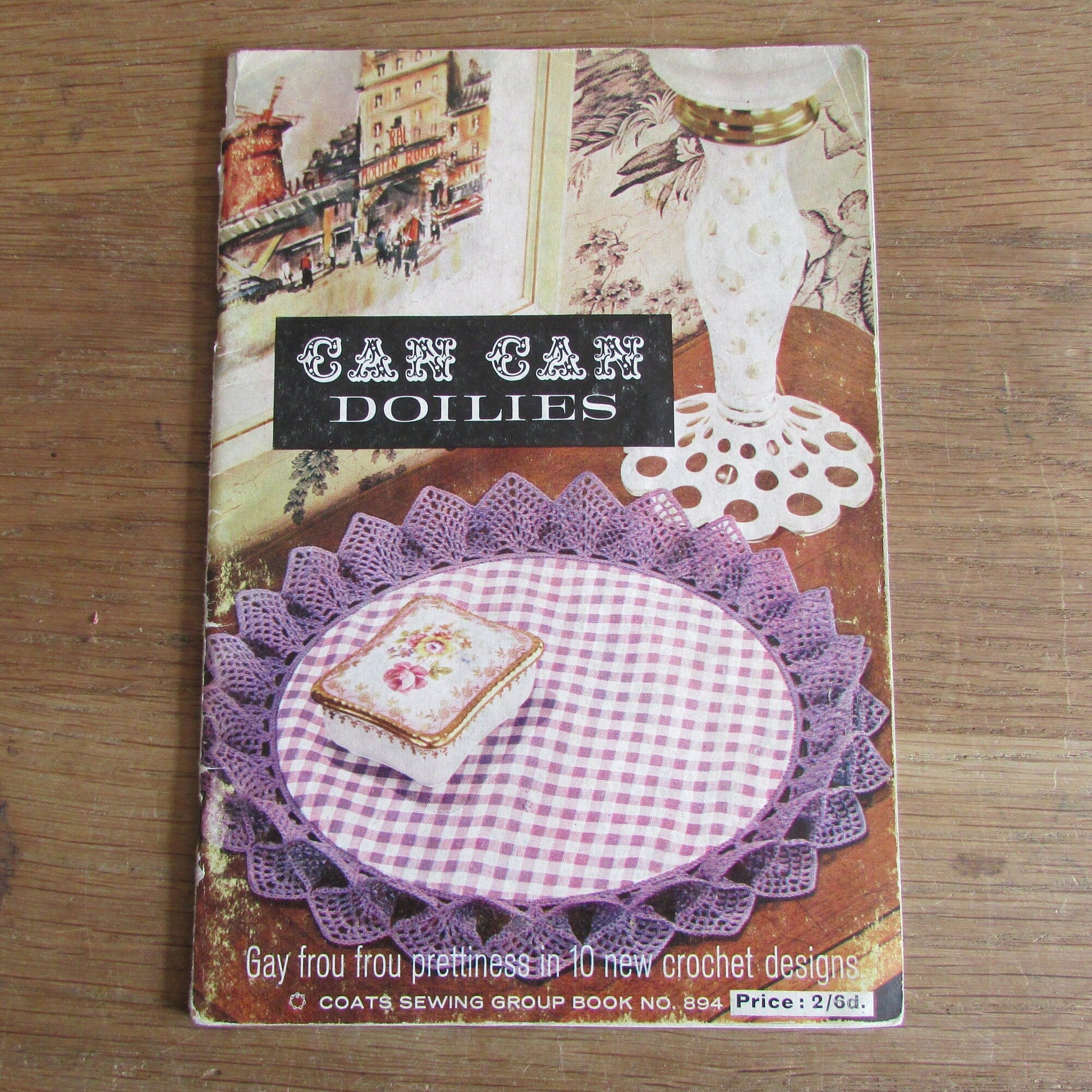 1963 Coats Sewing Group Can Can Doilies: 10 new crochet designs