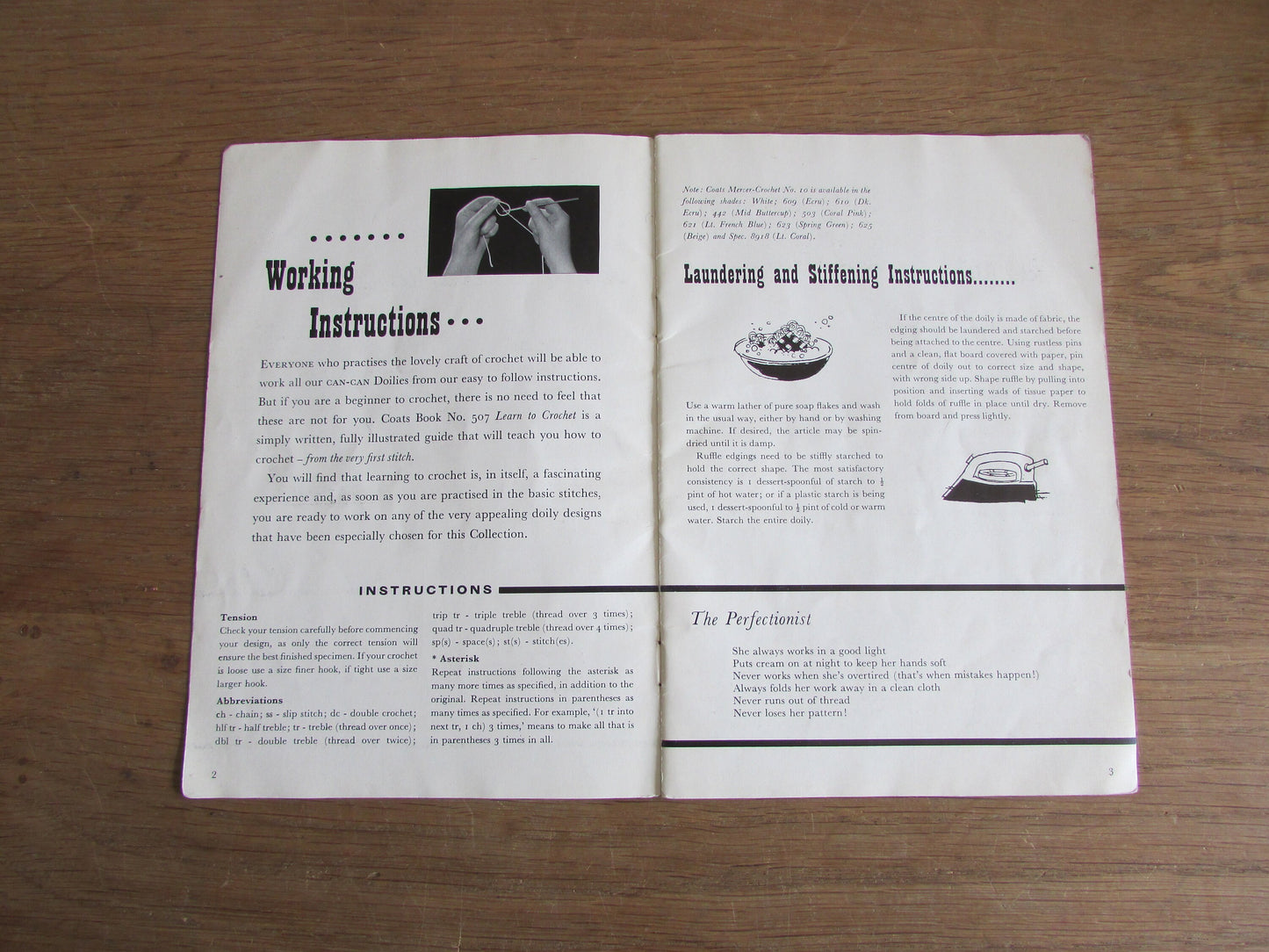 1963 Coats Sewing Group Can Can Doilies: 10 new crochet designs