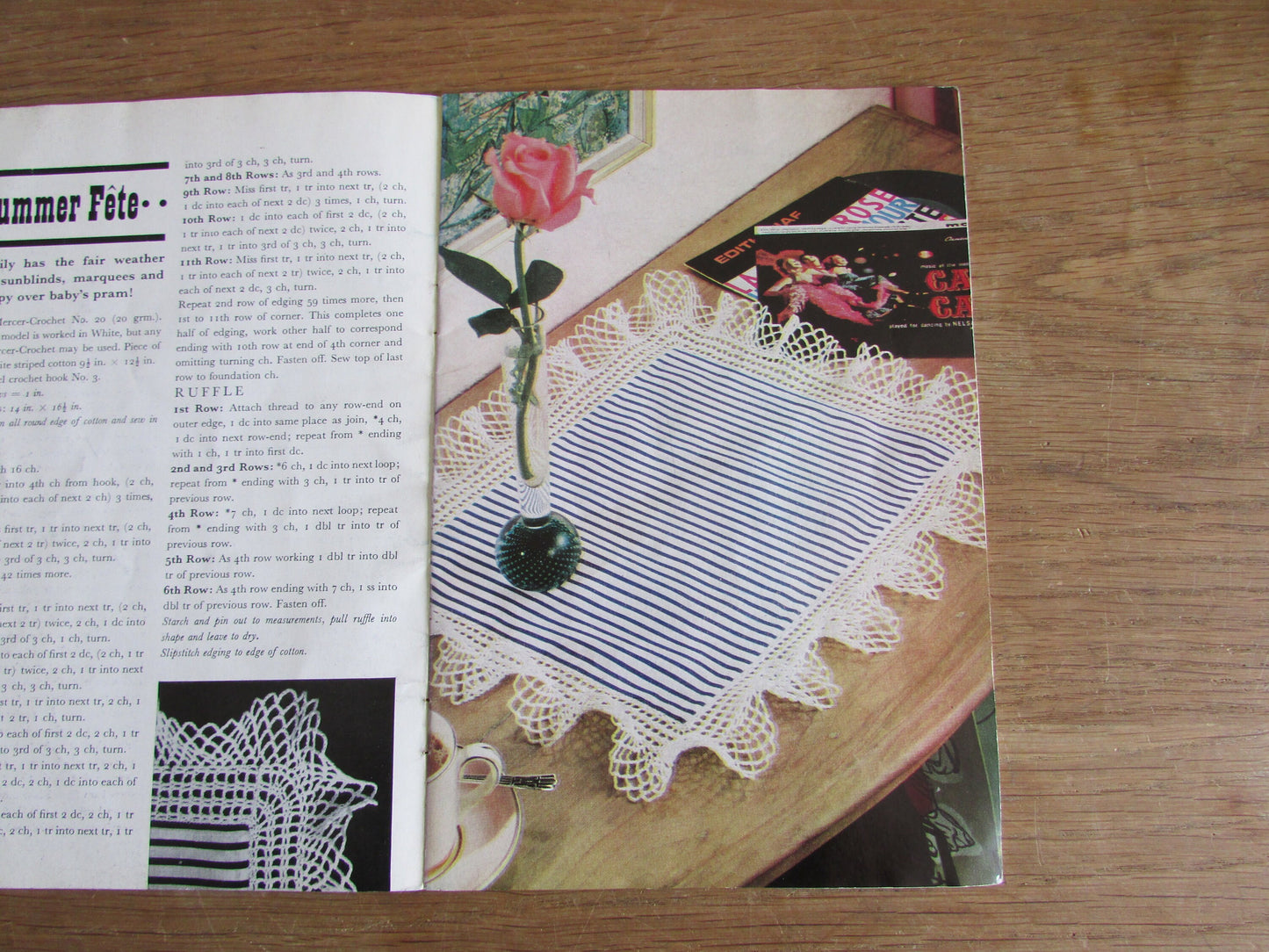 1963 Coats Sewing Group Can Can Doilies: 10 new crochet designs