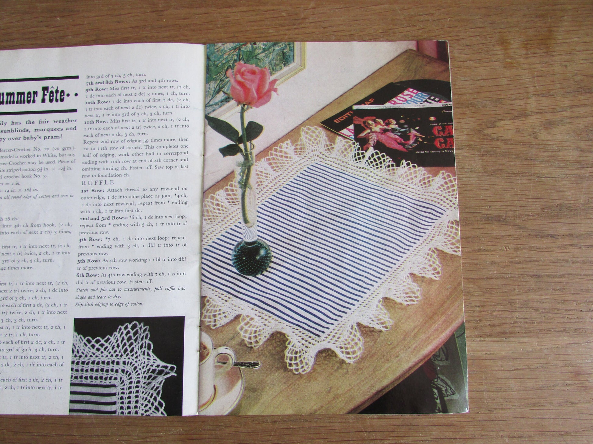 1963 Coats Sewing Group Can Can Doilies: 10 new crochet designs