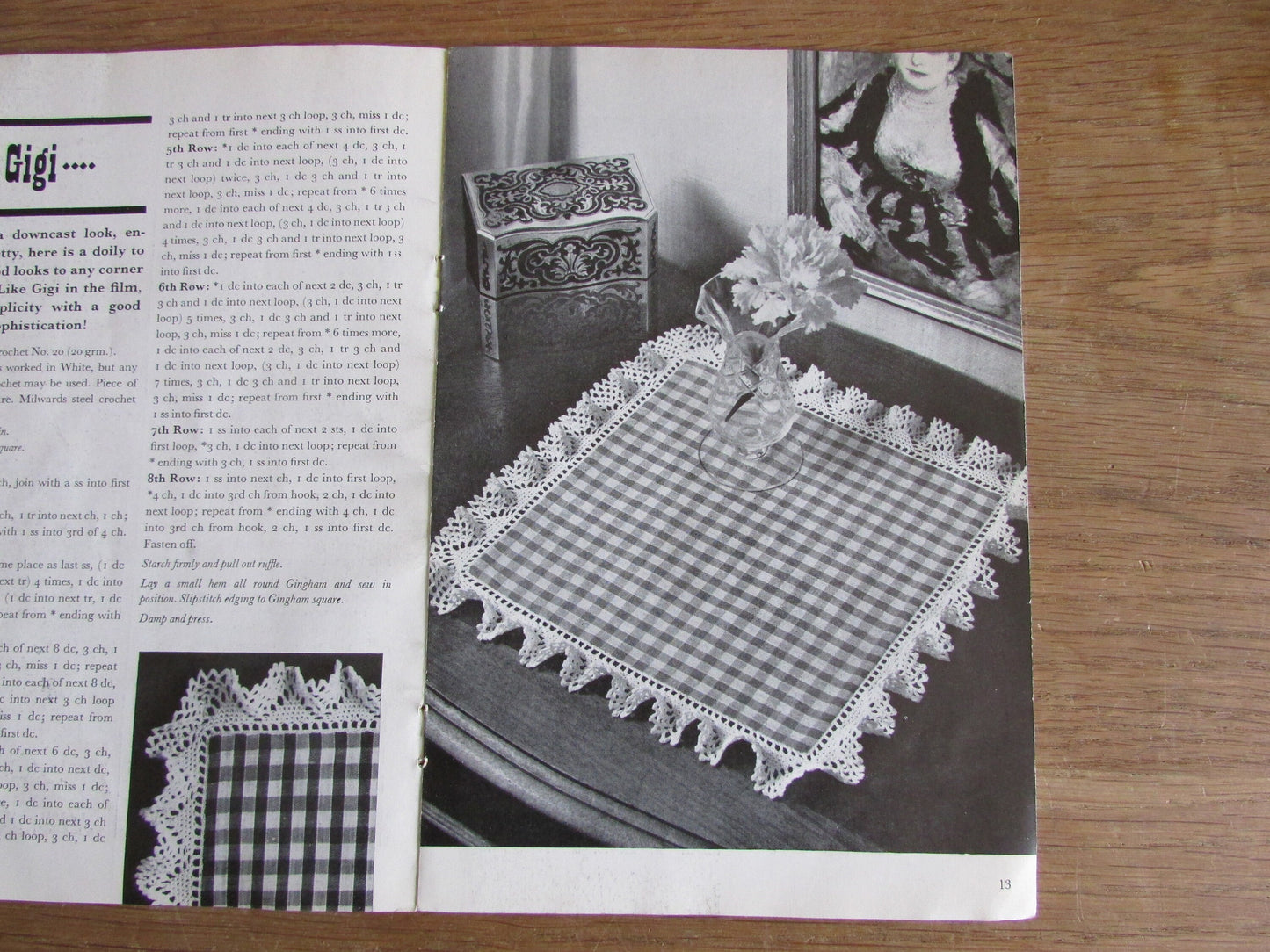 1963 Coats Sewing Group Can Can Doilies: 10 new crochet designs