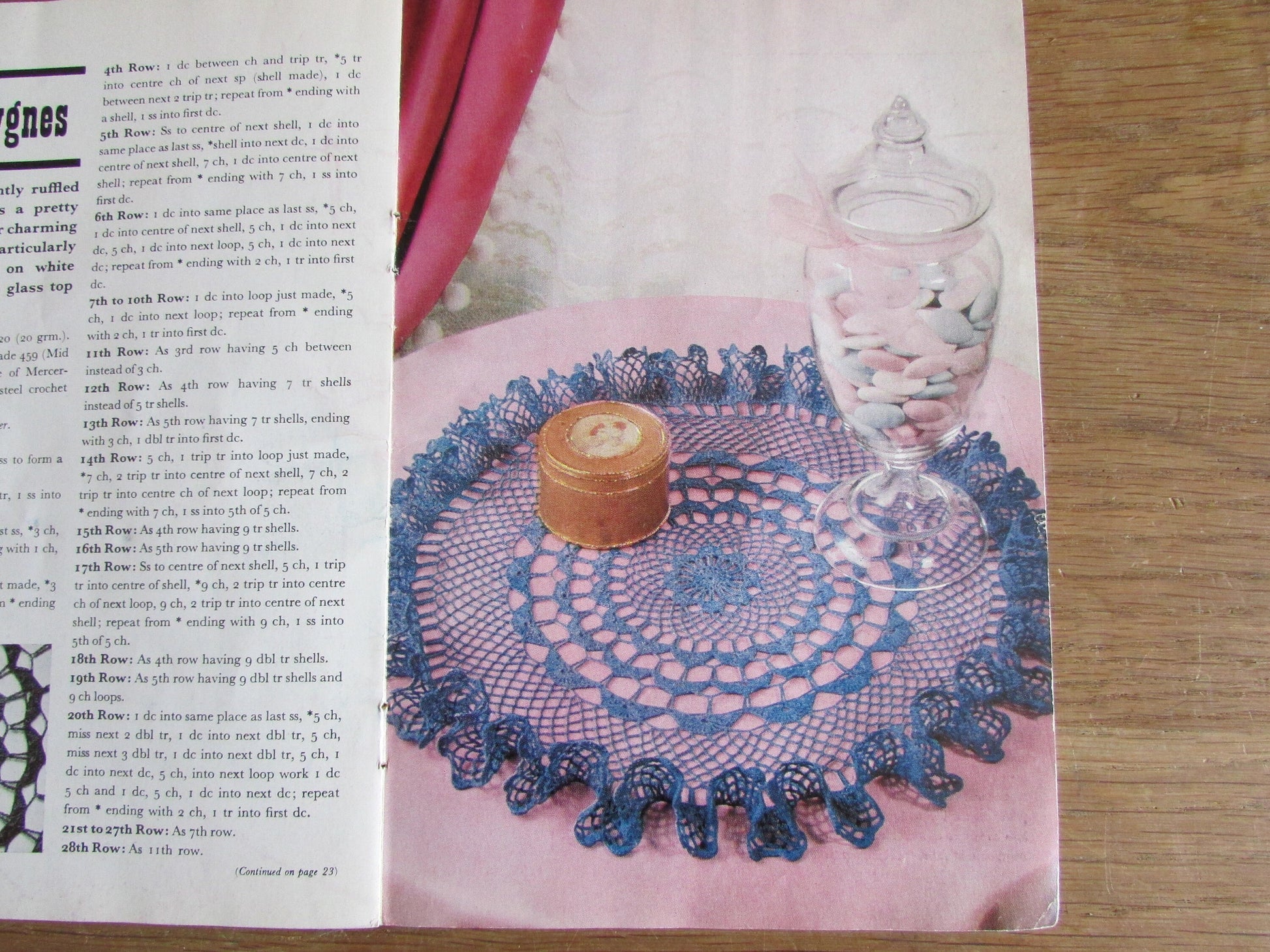 1963 Coats Sewing Group Can Can Doilies: 10 new crochet designs