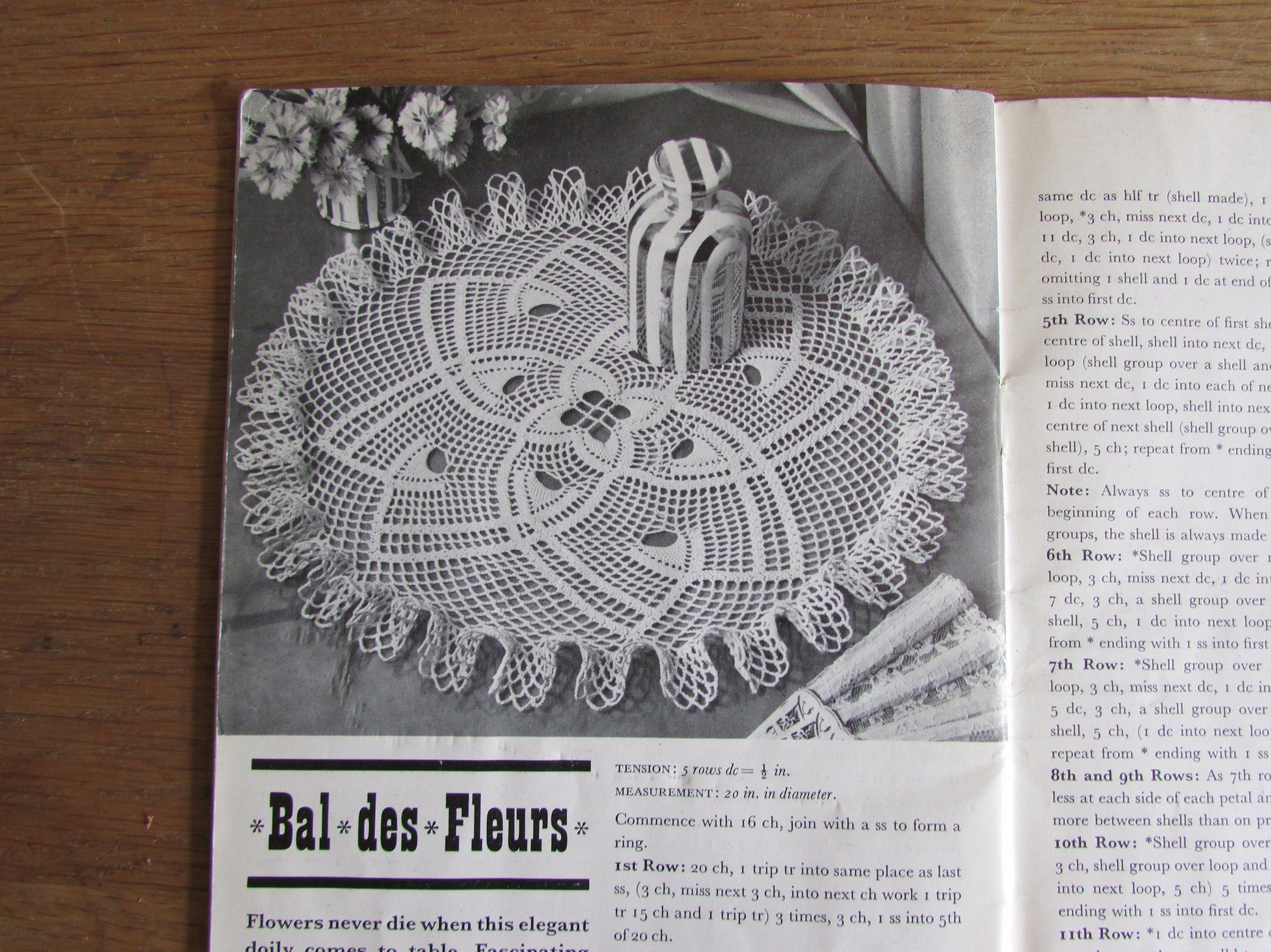 1963 Coats Sewing Group Can Can Doilies: 10 new crochet designs