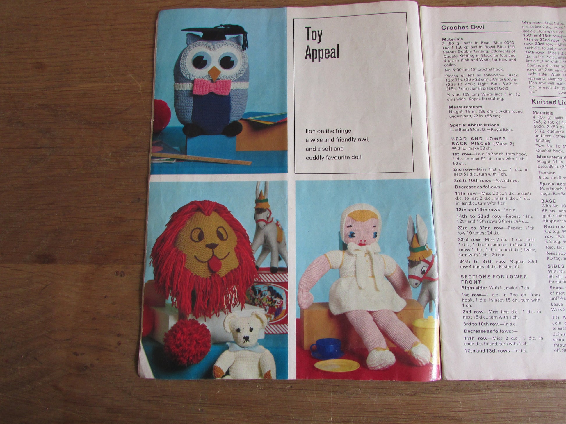 1970s Patons No.172 Bazaar Time: over 40 ideas for gifts & novelties