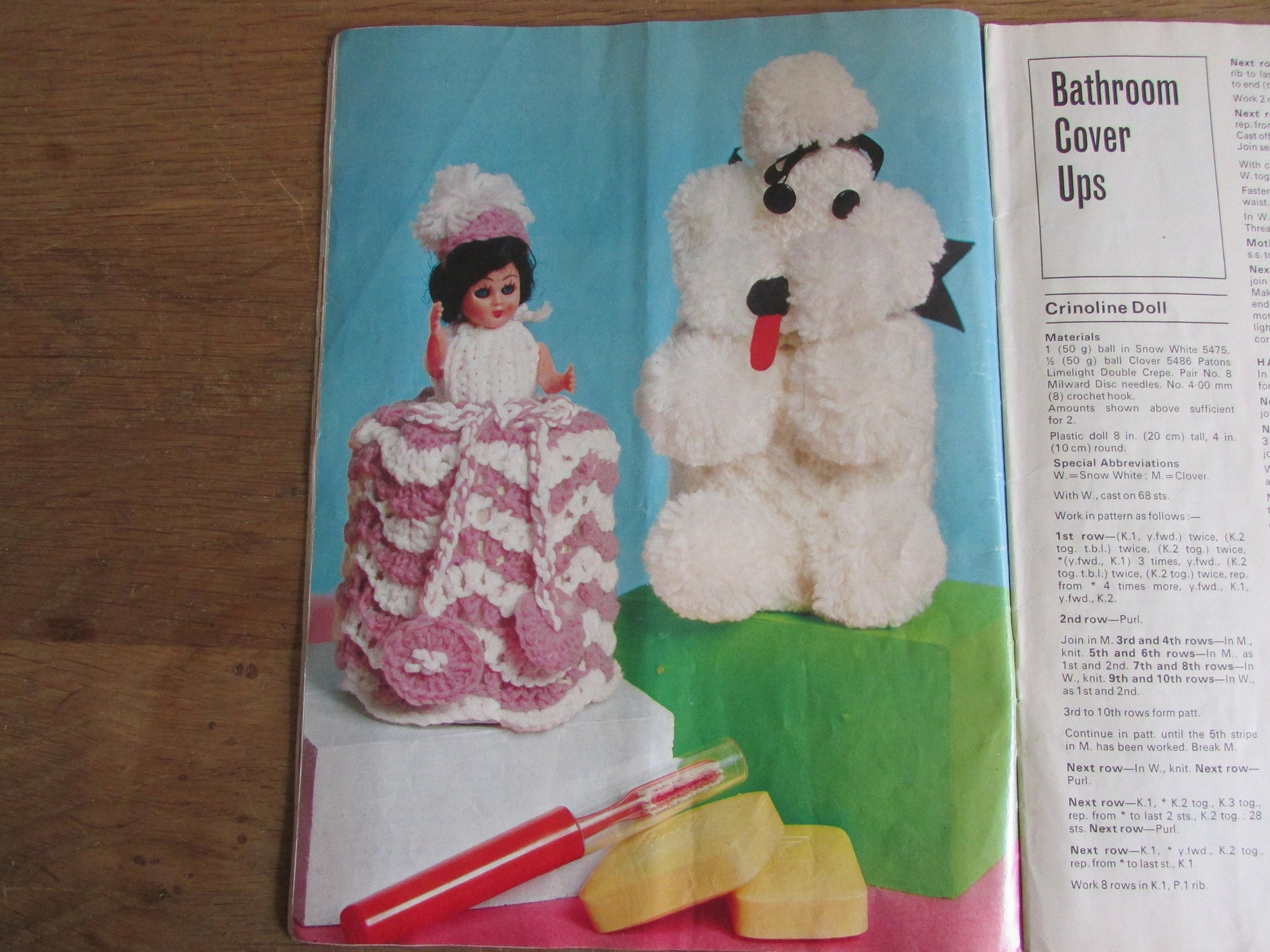 1970s Patons No.172 Bazaar Time: over 40 ideas for gifts & novelties