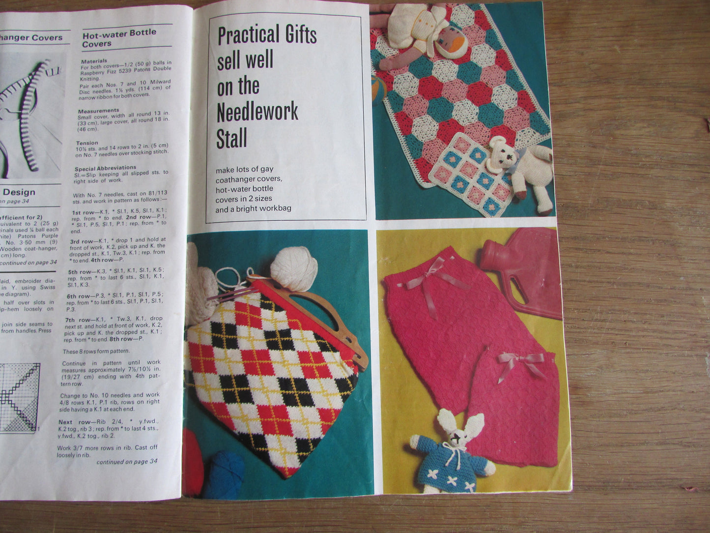 1970s Patons No.172 Bazaar Time: over 40 ideas for gifts & novelties