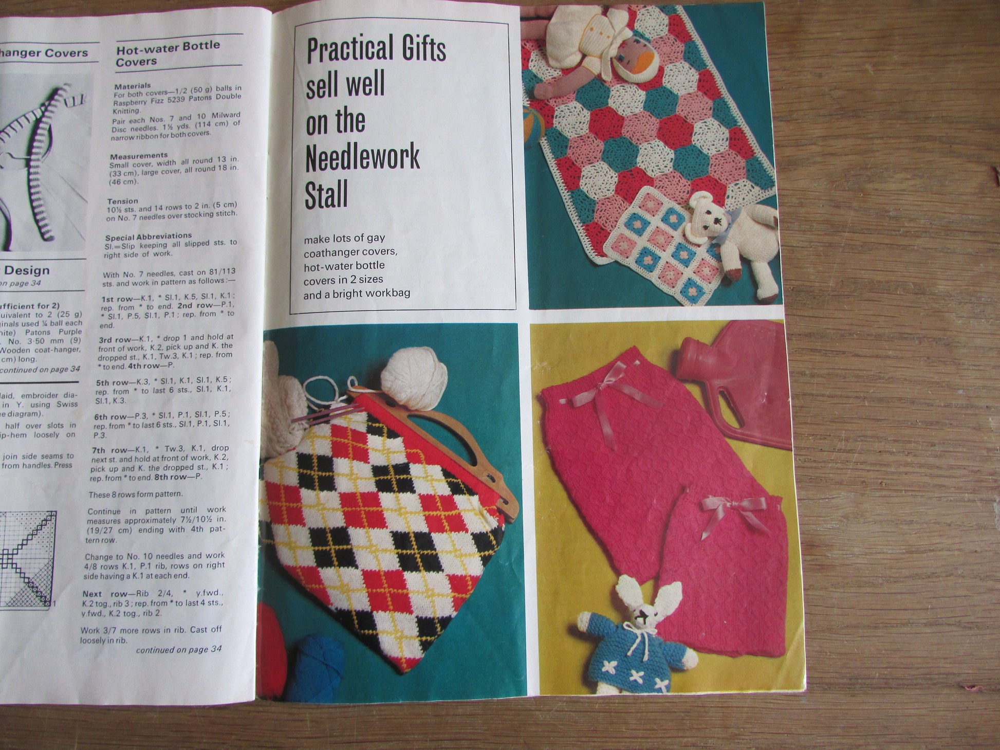 1970s Patons No.172 Bazaar Time: over 40 ideas for gifts & novelties