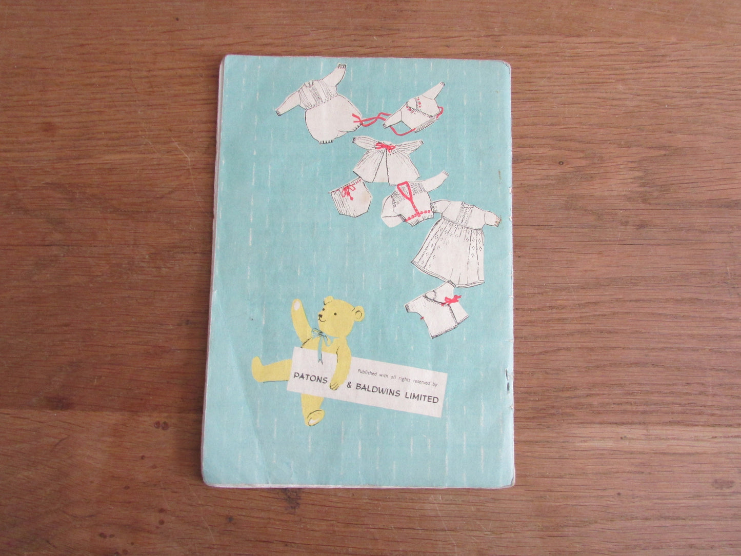 Vintage Patons & Baldwins Beehive Baby Book knitting pattern booklet