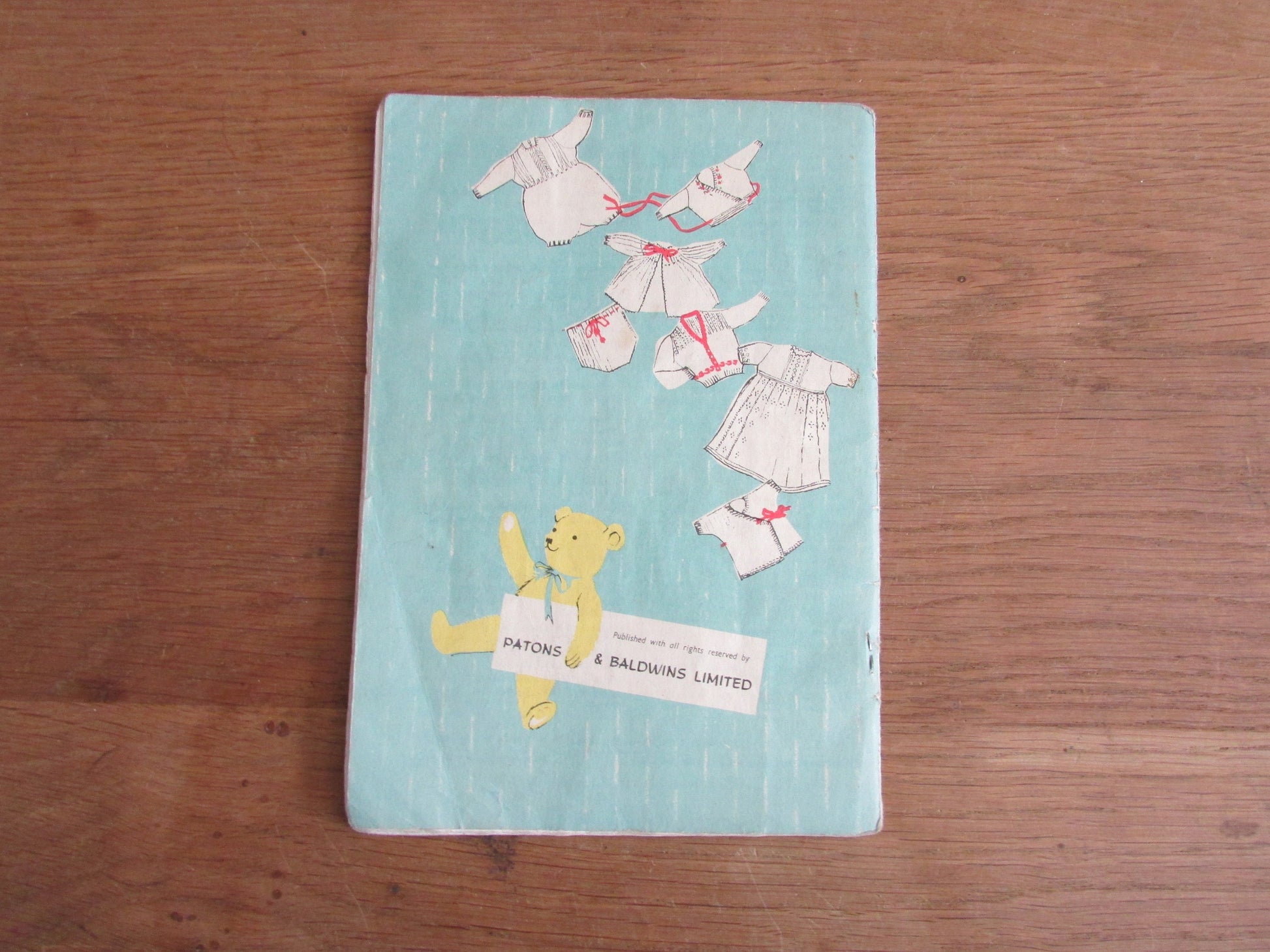 Vintage Patons & Baldwins Beehive Baby Book knitting pattern booklet
