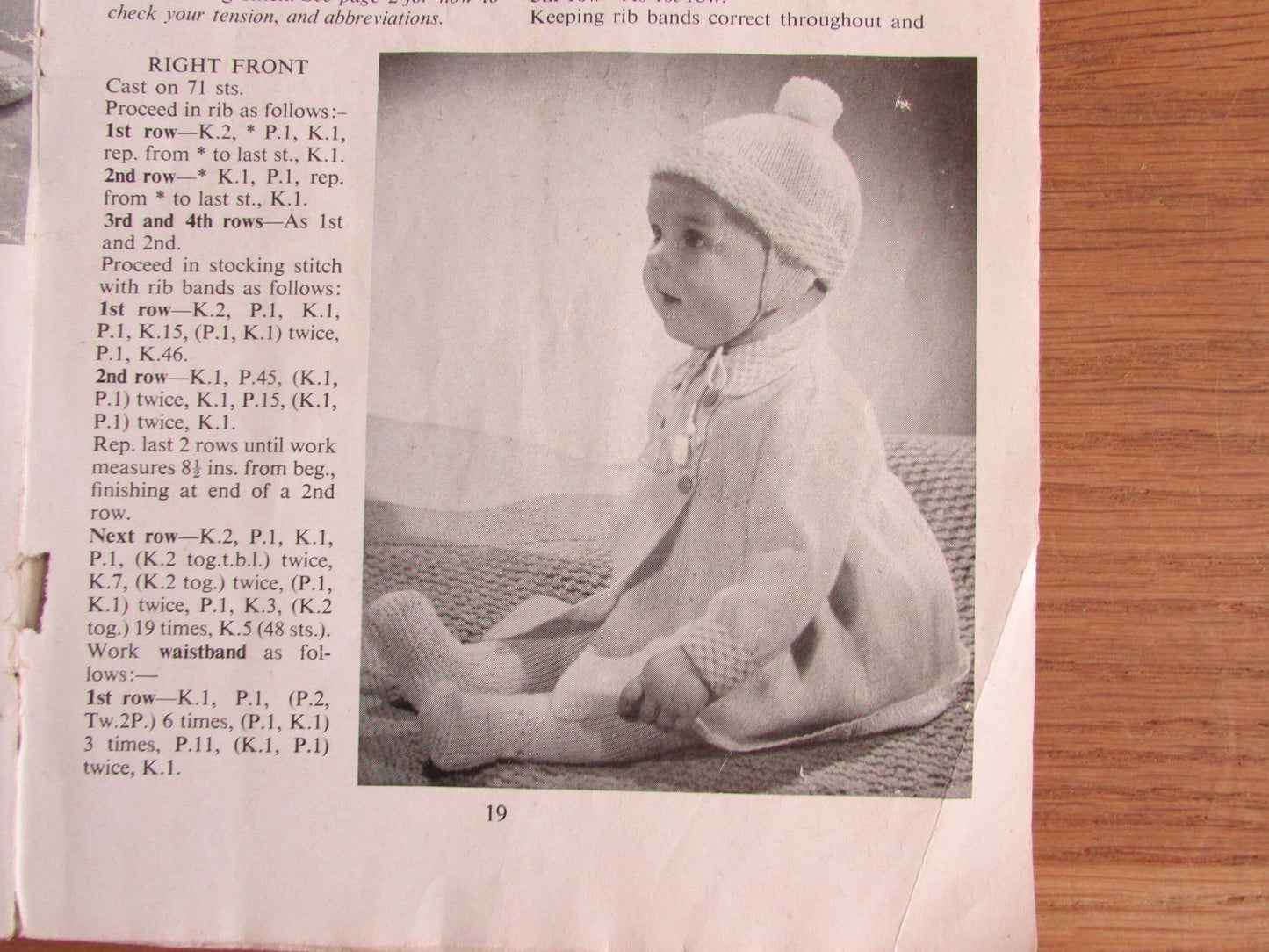 Vintage Patons & Baldwins Beehive Baby Book knitting pattern booklet