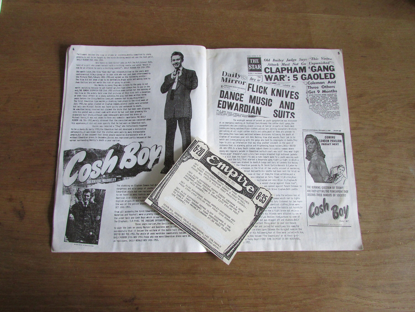 Rare 1994 Teddy Boy booklet, by Brian A. Rushgrove
