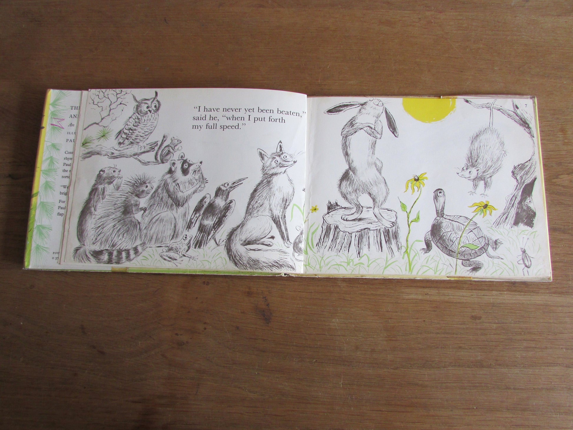 The Hare & The Tortoise: An Aesop fable, illustrated by Paul Galdone (Hardback, 1972)