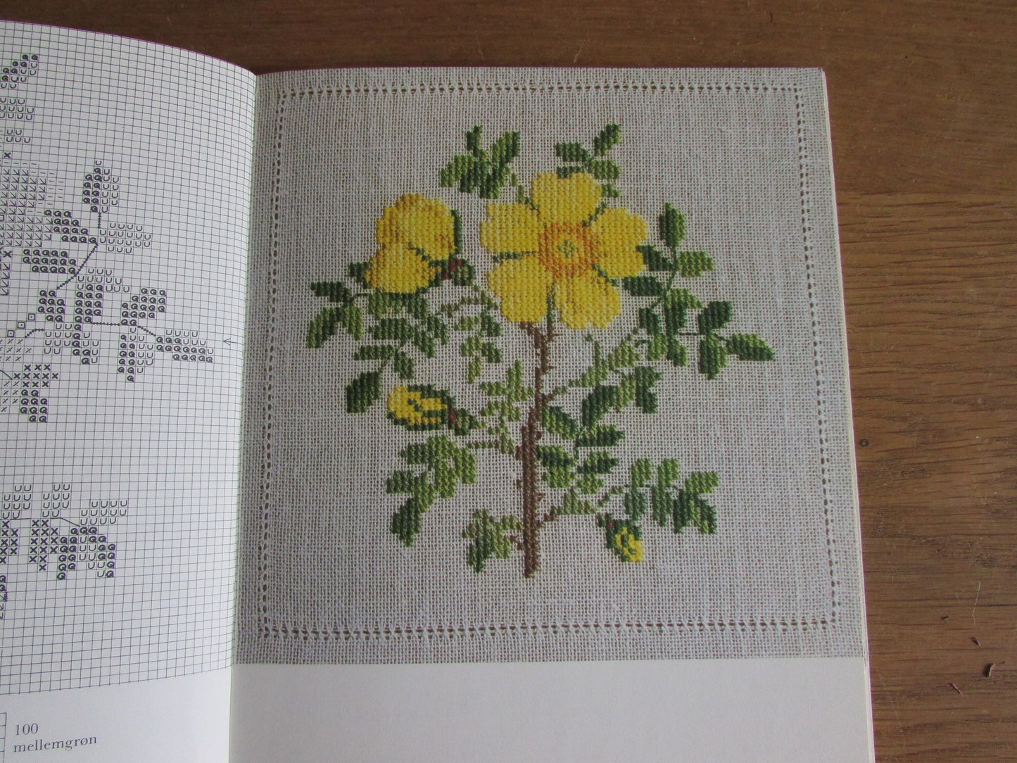 Wild Roses & Other Cross-stitch Motifs designed by Gerda Bengston (Danish) (Softback, 1980)