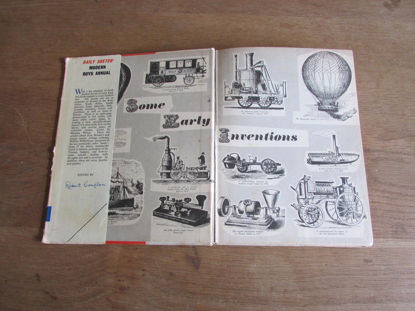 Daily Sketch Modern Boys Annual, edited by Robert Campion (Hardback, 1960)