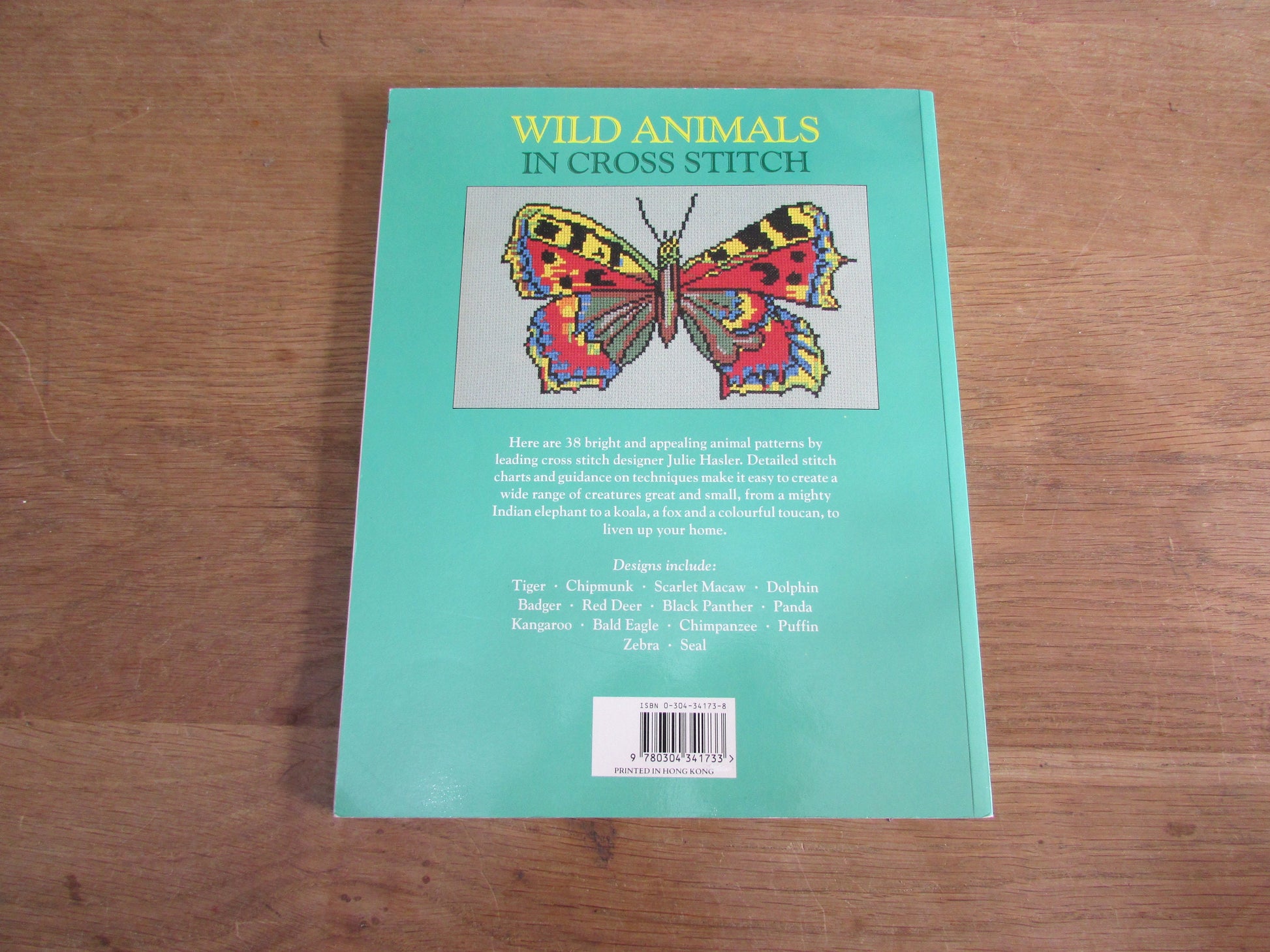 Wild Animals in Cross Stitch, by Julie Hasler (Softback, 1994)
