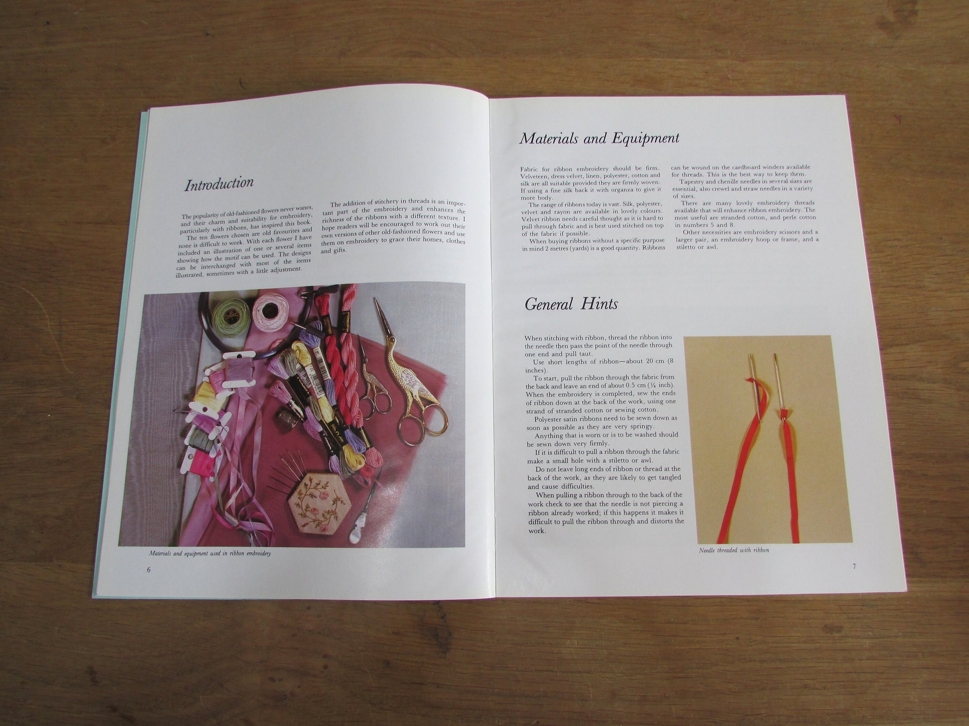 Old-Fashioned Flowers in Ribbons & Threads, by Heather Joynes (Softback, 1995)