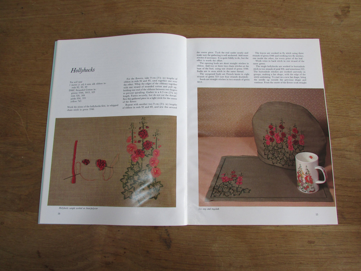 Old-Fashioned Flowers in Ribbons & Threads, by Heather Joynes (Softback, 1995)