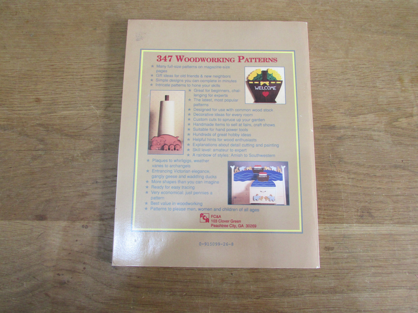 347 Woodworking Patterns: A Bound Set of Popular Woodworking Patterns (Softback, 1991)
