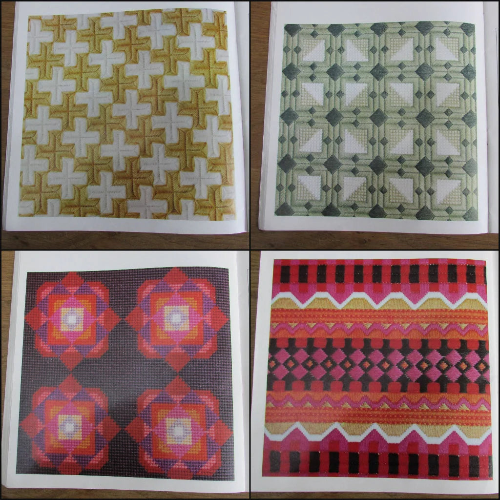 Two 1970s Coats Publication pattern booklets; Check Weave Canvas Embroidery with Designs, and Canvas Embroidery Patterns