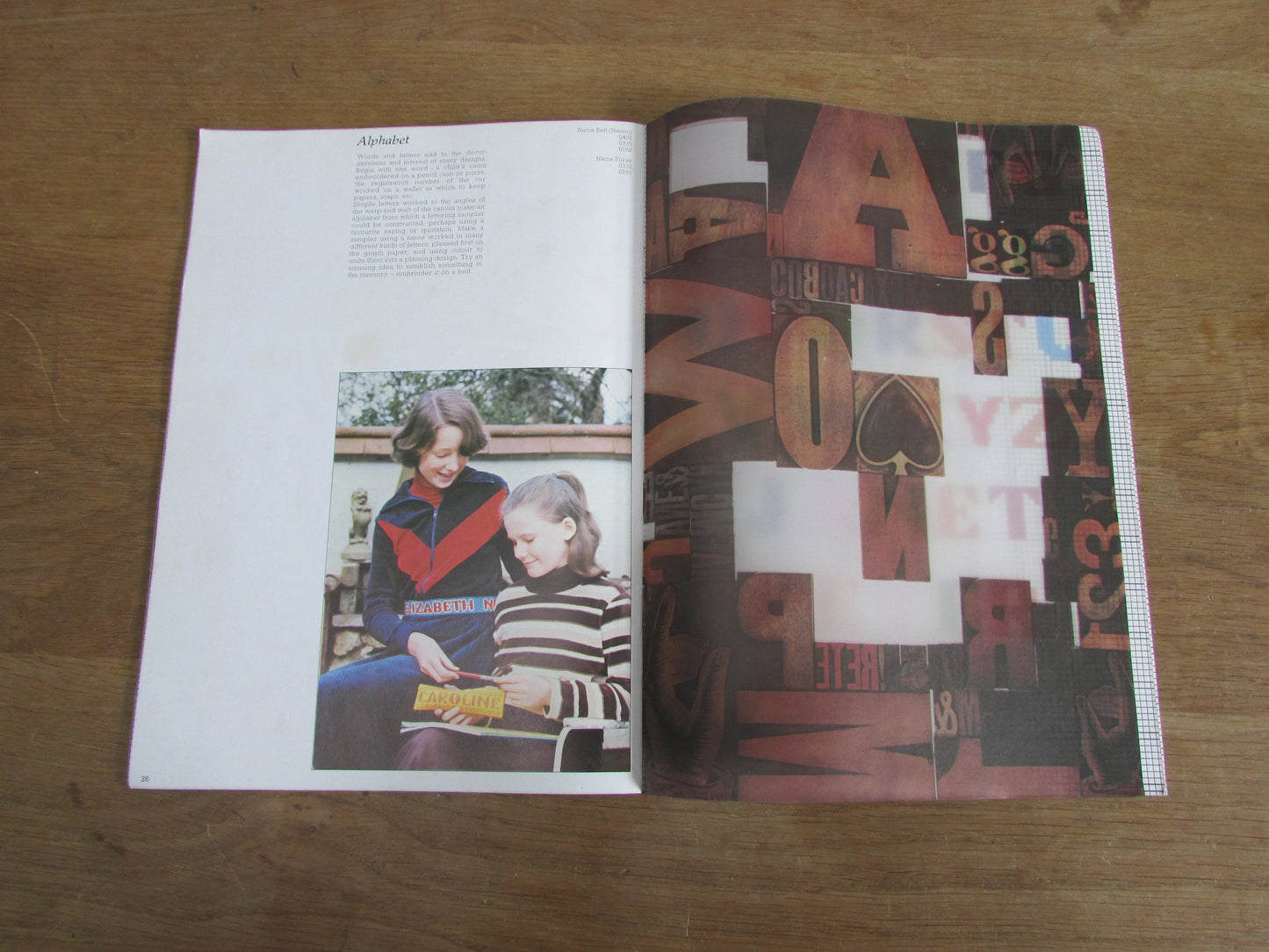 Two 1970s Coats Publication pattern booklets; Check Weave Canvas Embroidery with Designs, and Canvas Embroidery Patterns