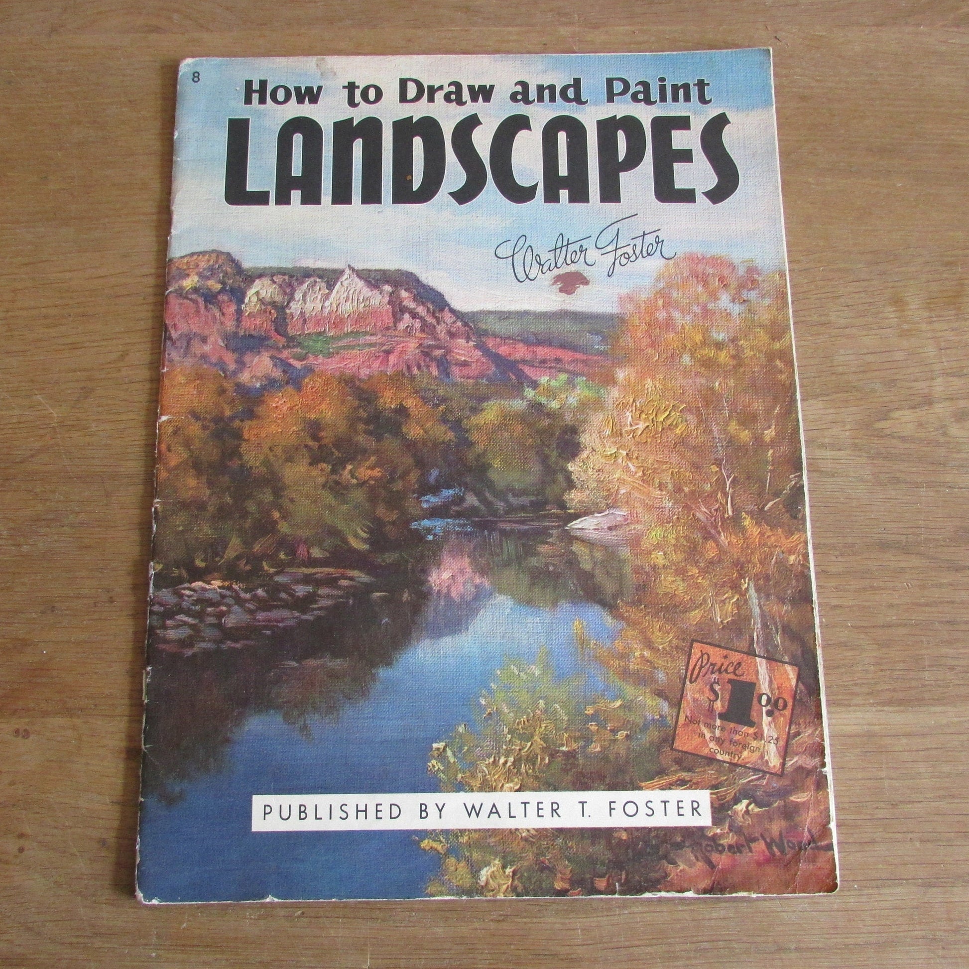 How to Draw & Paint Landscapes, by Walter Foster (Softback, 1960s)