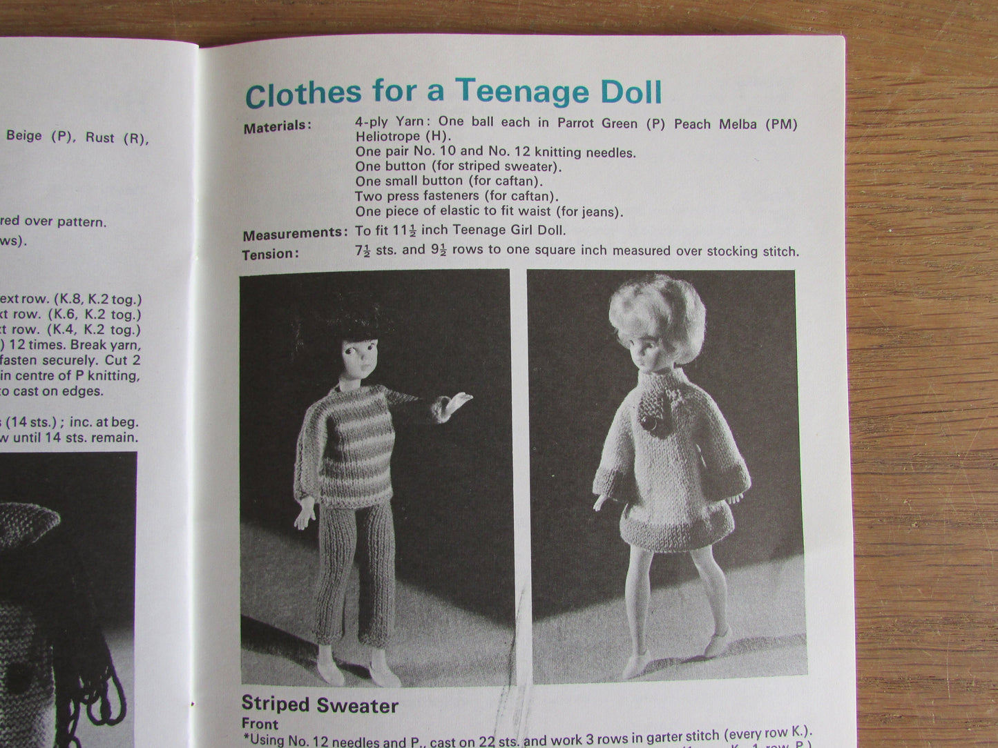 Learn to Knit, by Andrew Williams B.S.c (Softback, 1968)