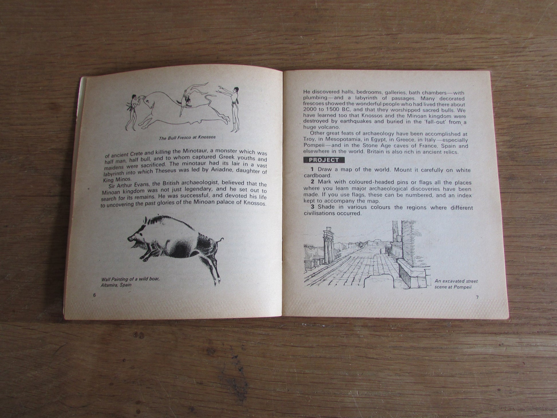 Project Book 106: Archaeology Discovering the Past, by Charles Bowen, & Eileen Buckle (1973)