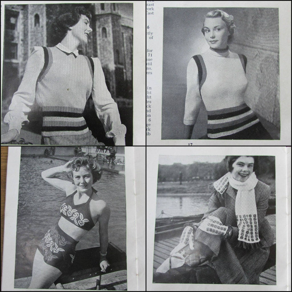 1940s Stitchcraft Under Twenty Teen-age Hand Knits pattern booklet