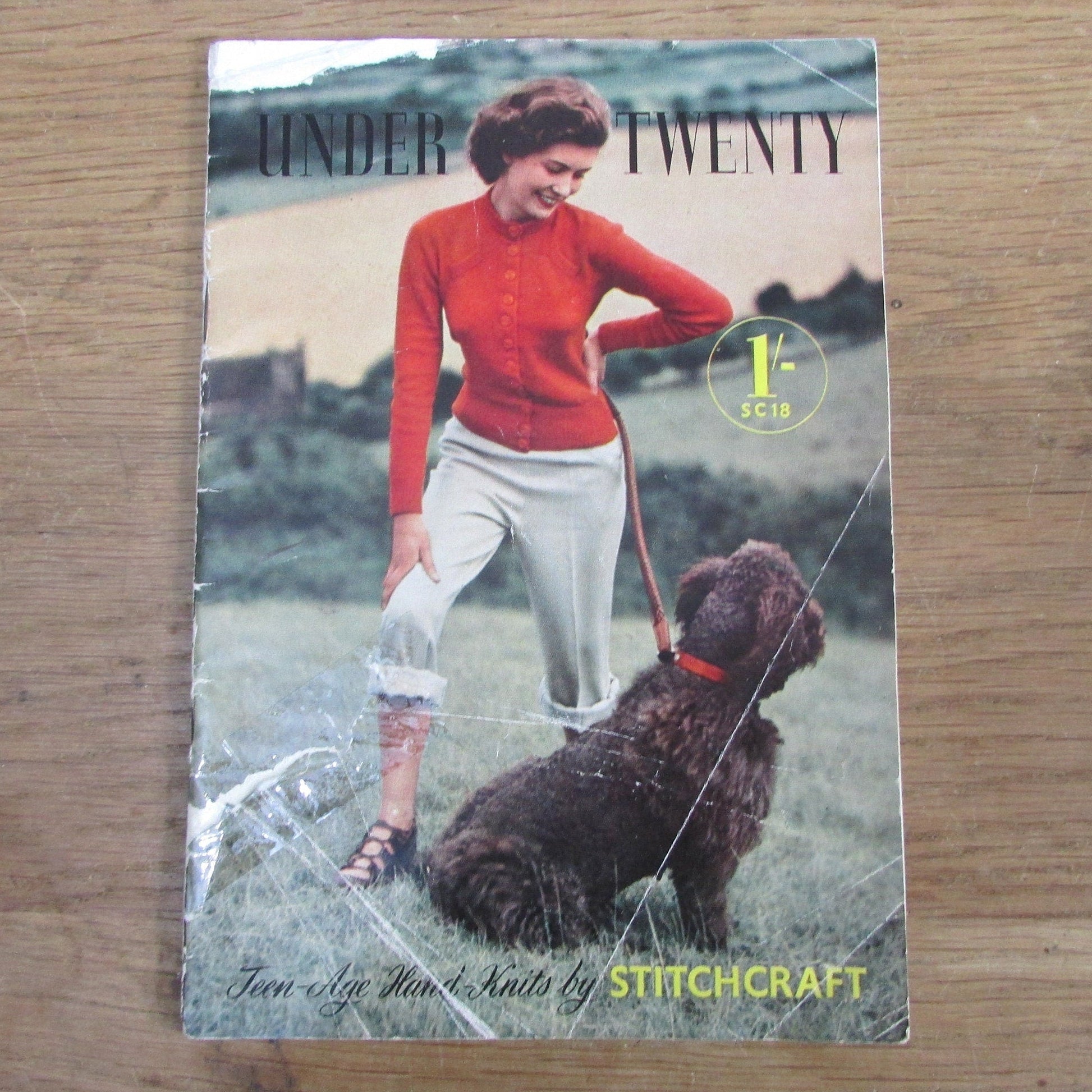 1940s Stitchcraft Under Twenty Teen-age Hand Knits pattern booklet