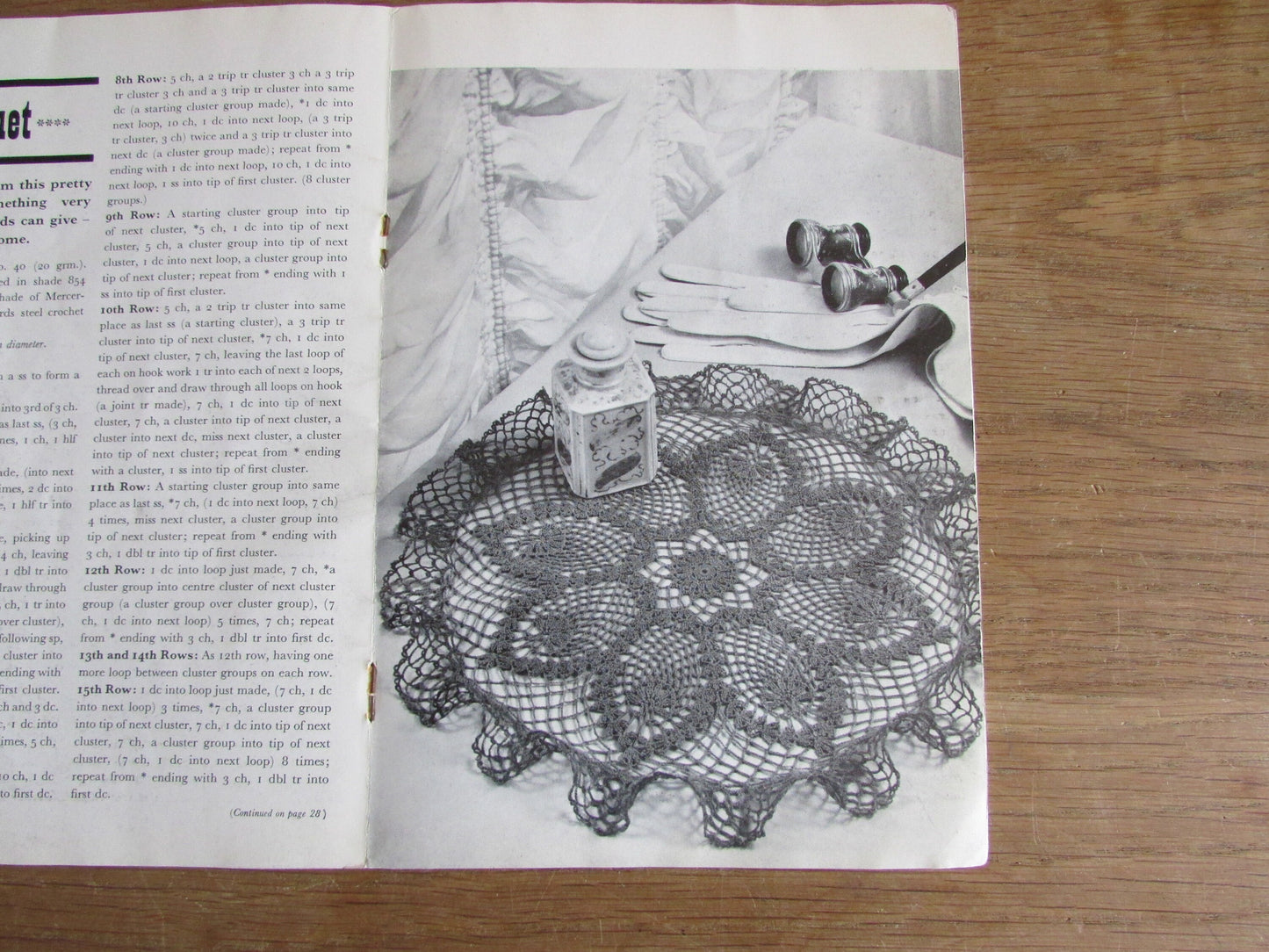 1963 Coats Sewing Group Can Can Doilies: 10 new crochet designs