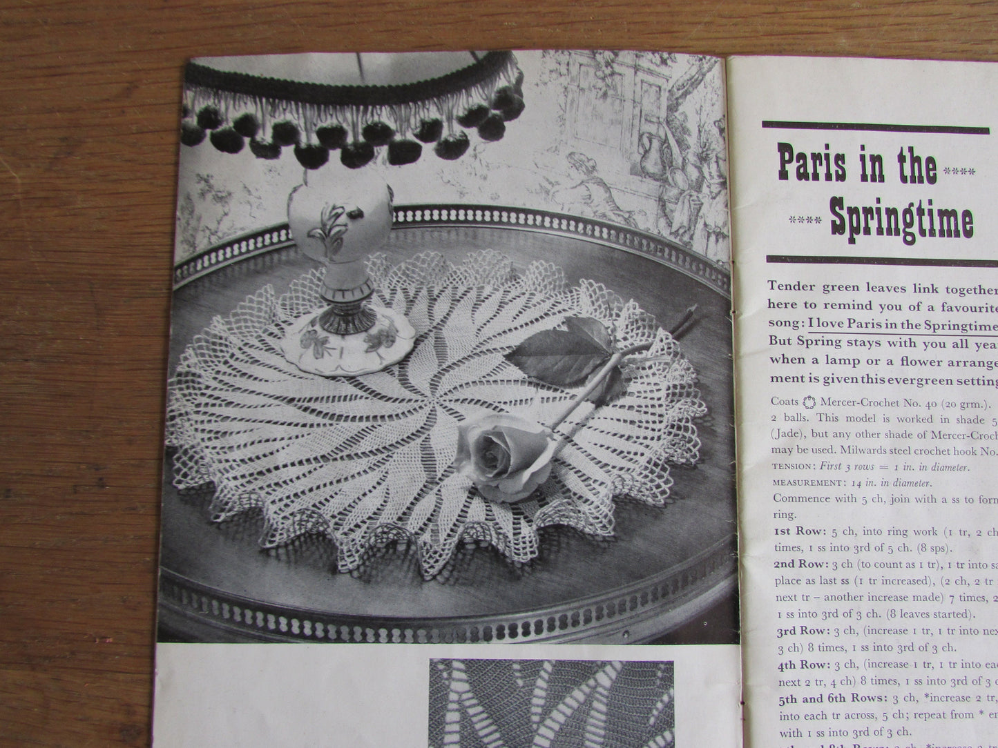 1963 Coats Sewing Group Can Can Doilies: 10 new crochet designs