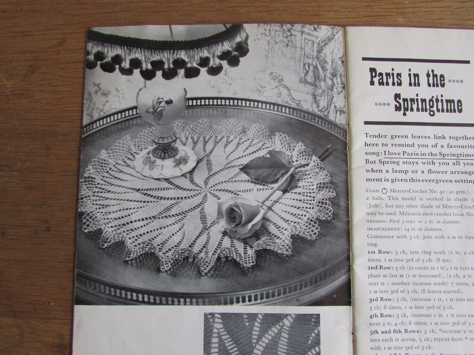 1963 Coats Sewing Group Can Can Doilies: 10 new crochet designs