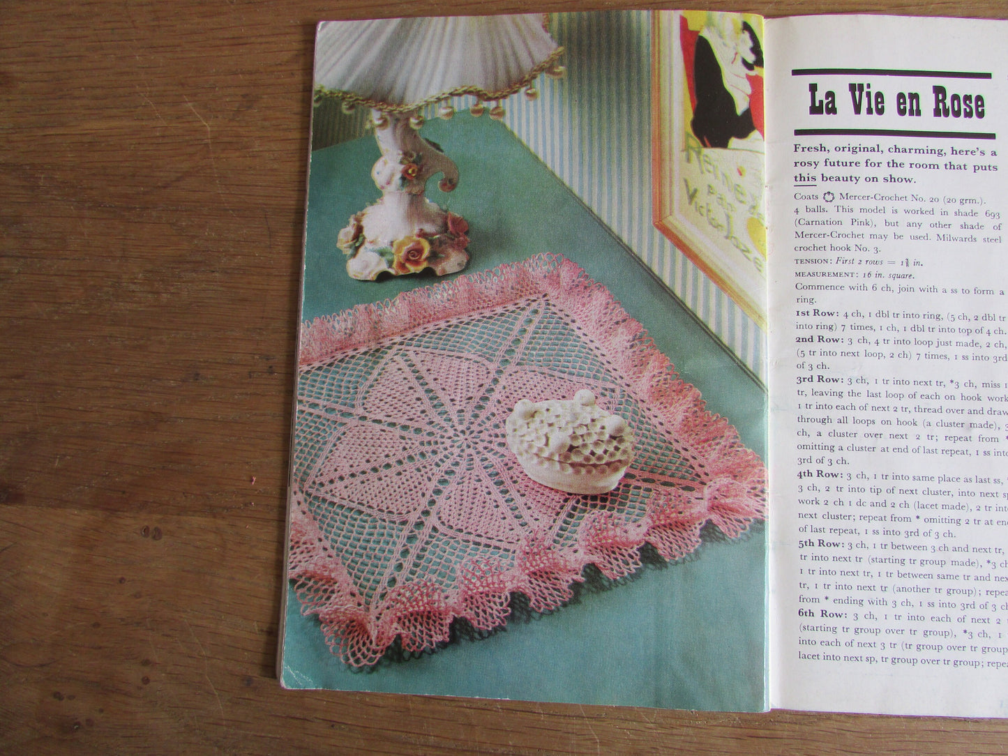 1963 Coats Sewing Group Can Can Doilies: 10 new crochet designs