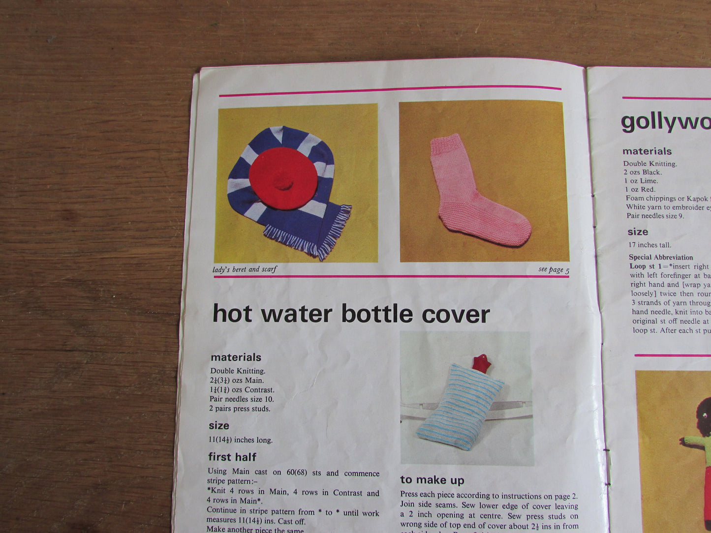 1960s Argyll Odd Ounce Book for Easy to Make Gifts & Toys..., designed by Pamela Finn and Frances Radley