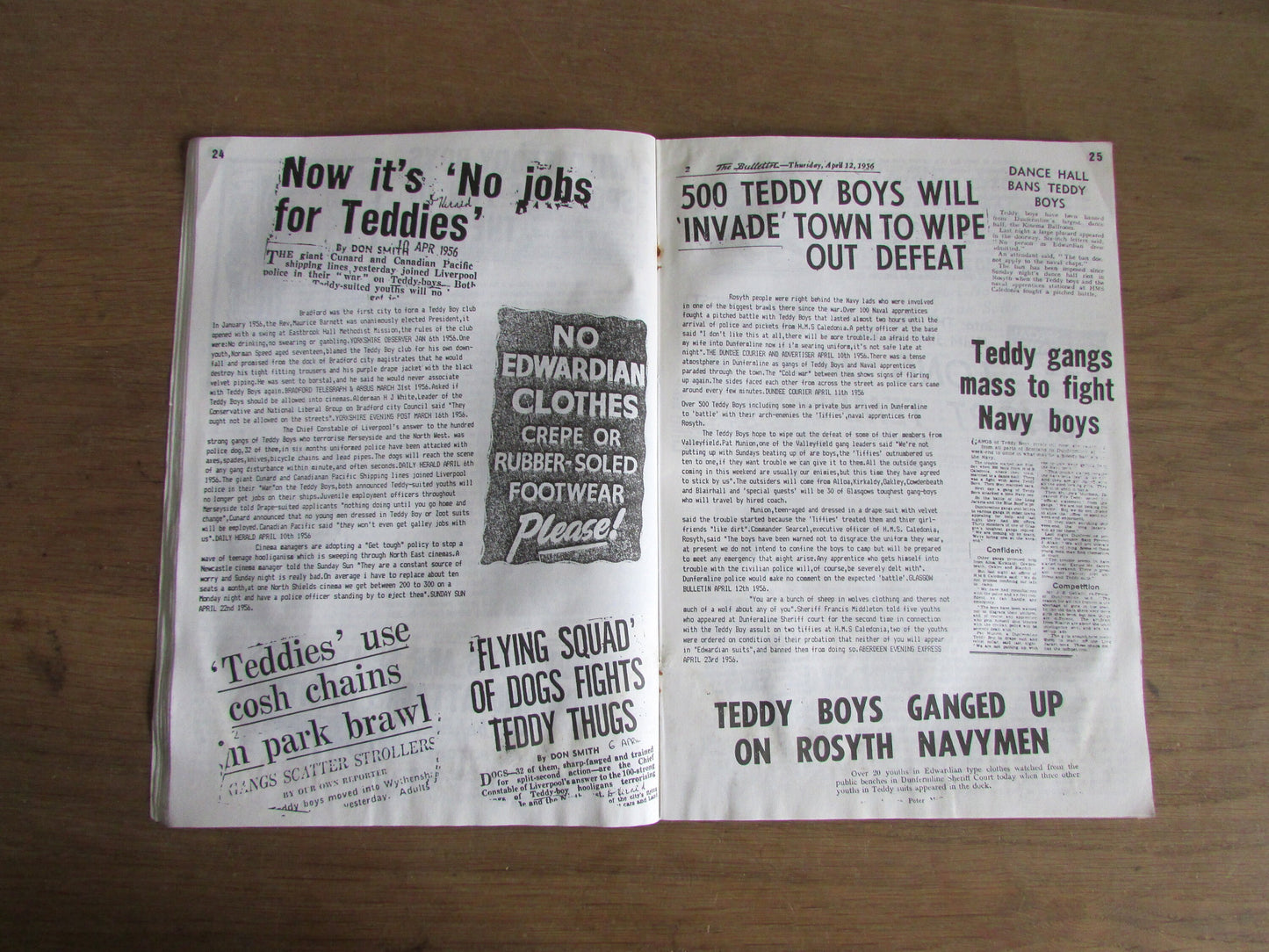 Rare 1994 Teddy Boy booklet, by Brian A. Rushgrove