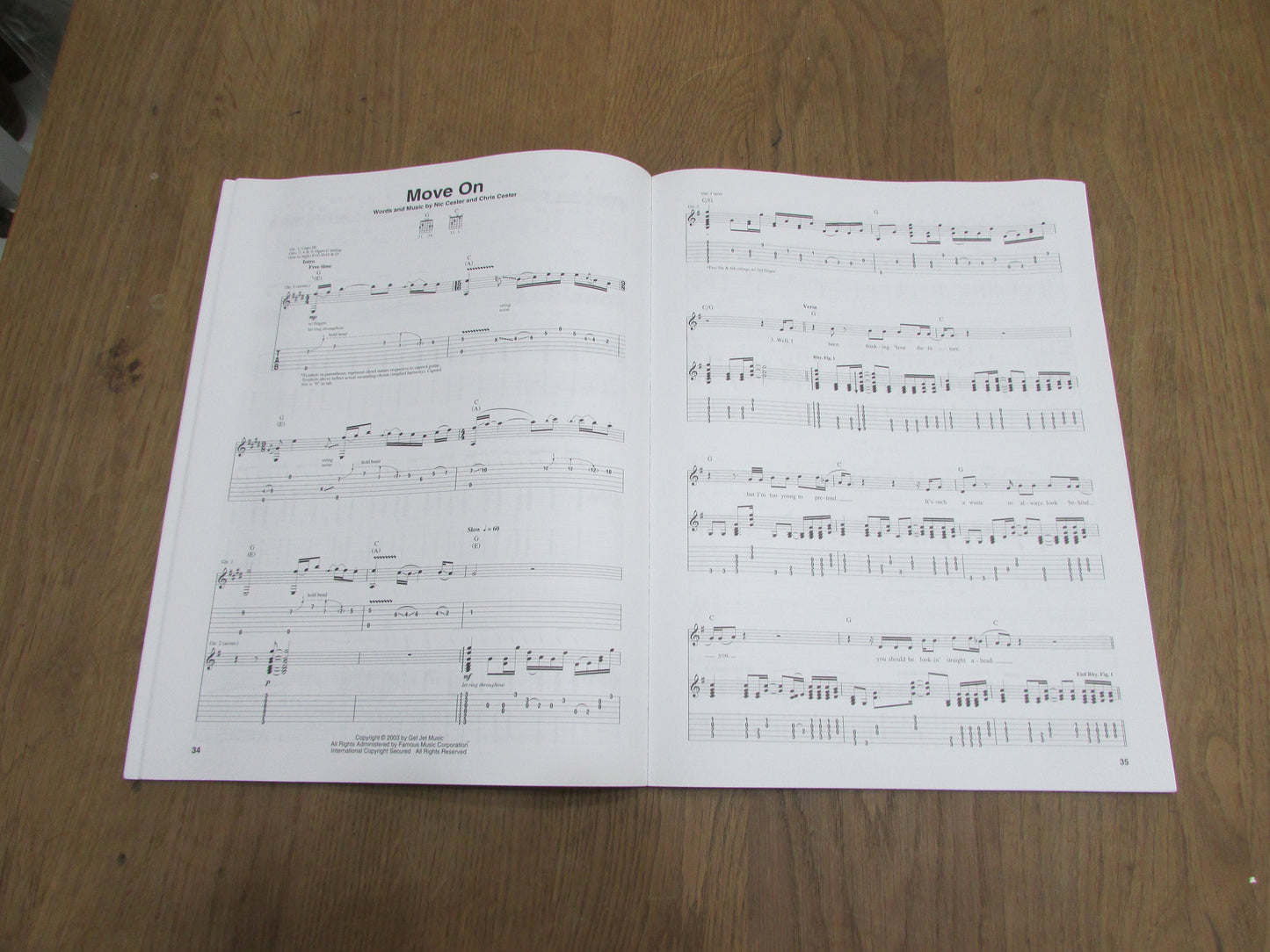 Jet Get Born: For Guitar TAB (Guitar Recorded Versions), (Softback)