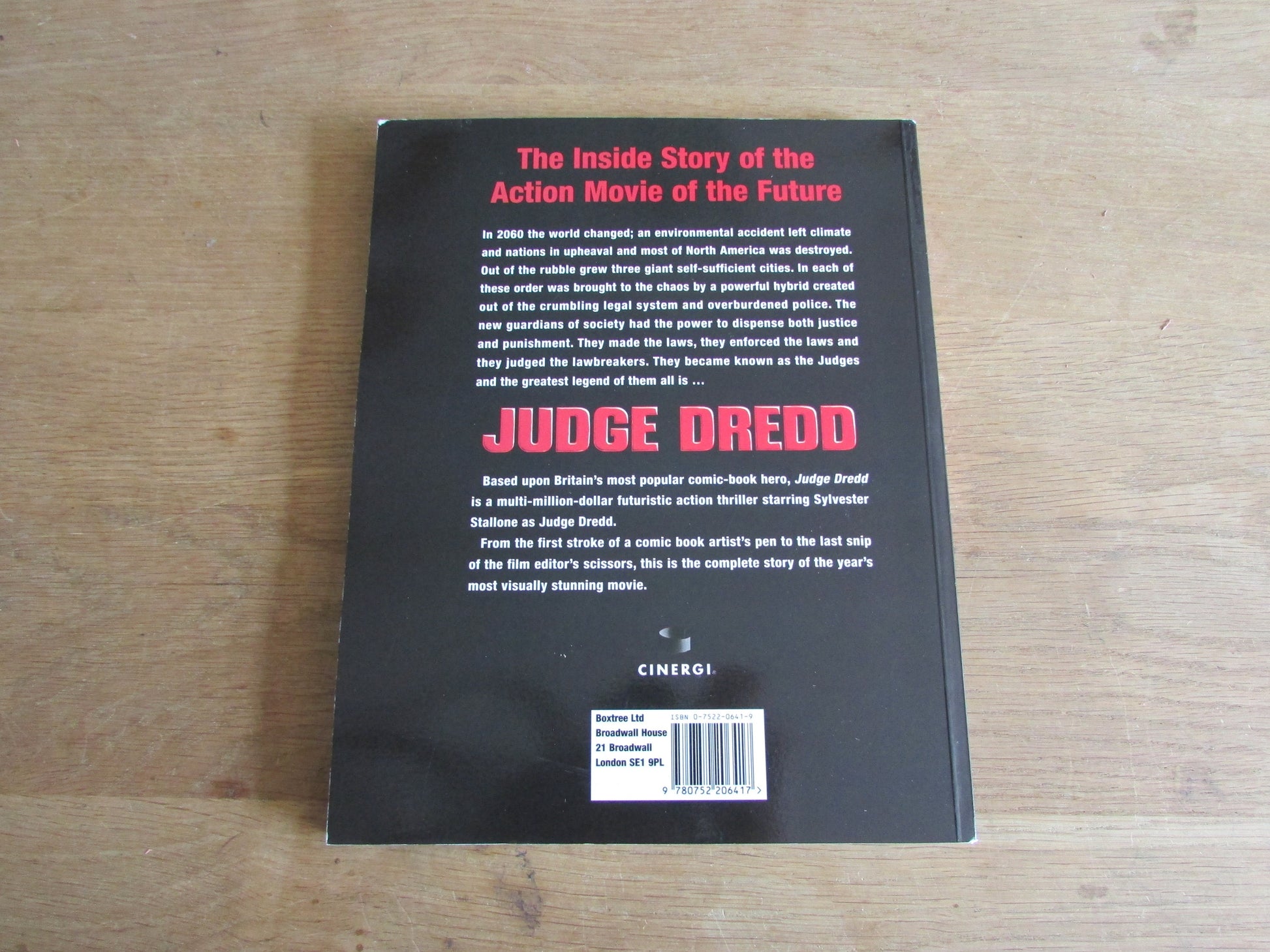 The Making of Judge Dredd, by Jane Killick (Softback, 1995)