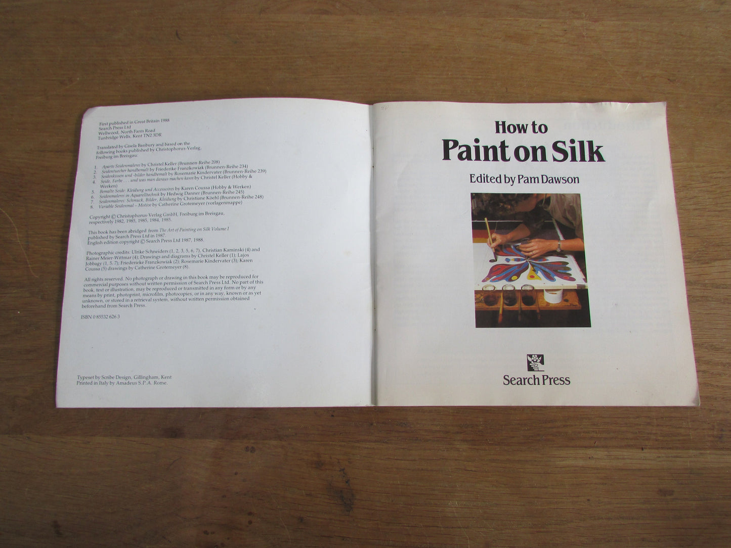 How to Paint on Silk, by Pam Dawson (Softback, 1988)